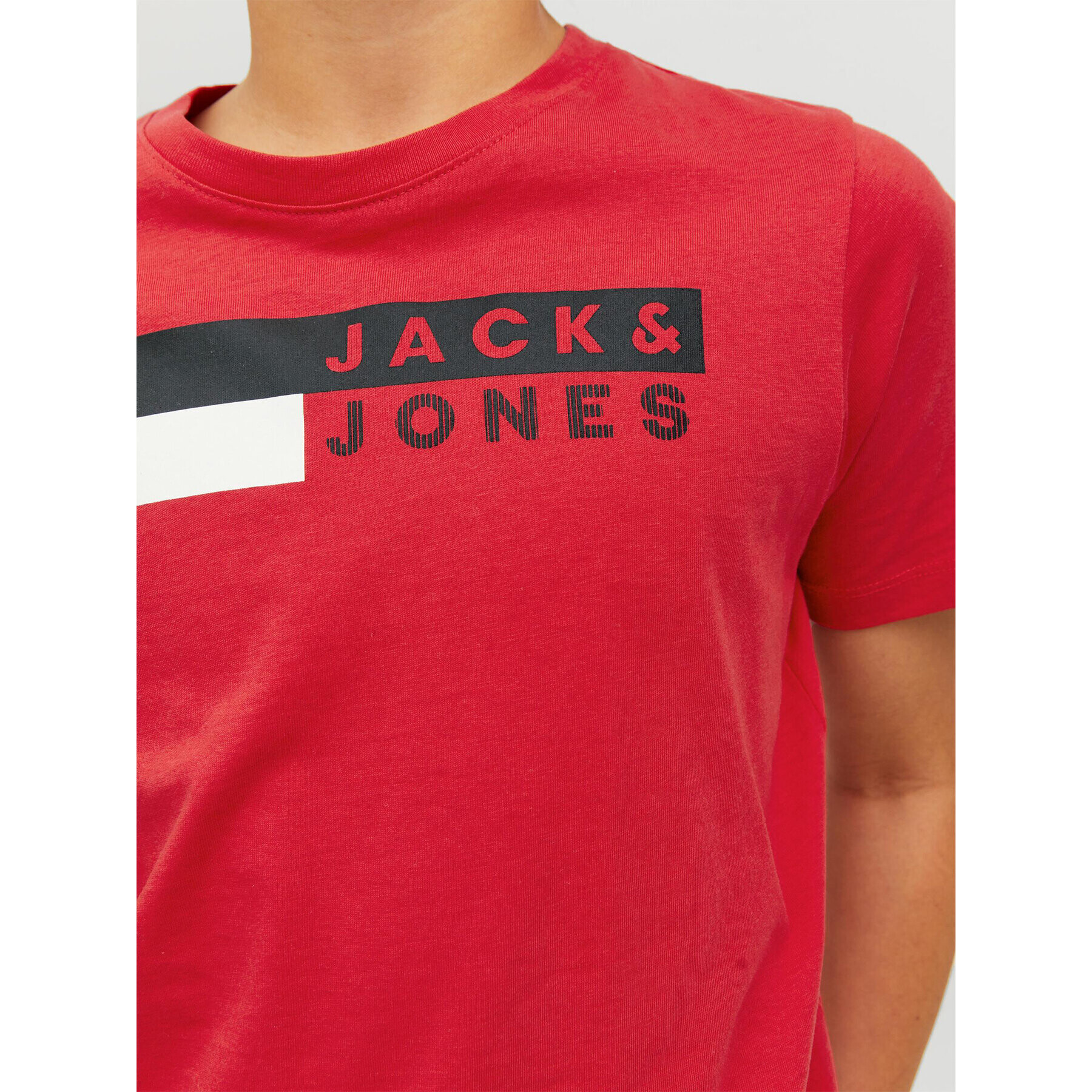 Jack&Jones Junior Tricou 12231298 Roșu Regular Fit - Pled.ro