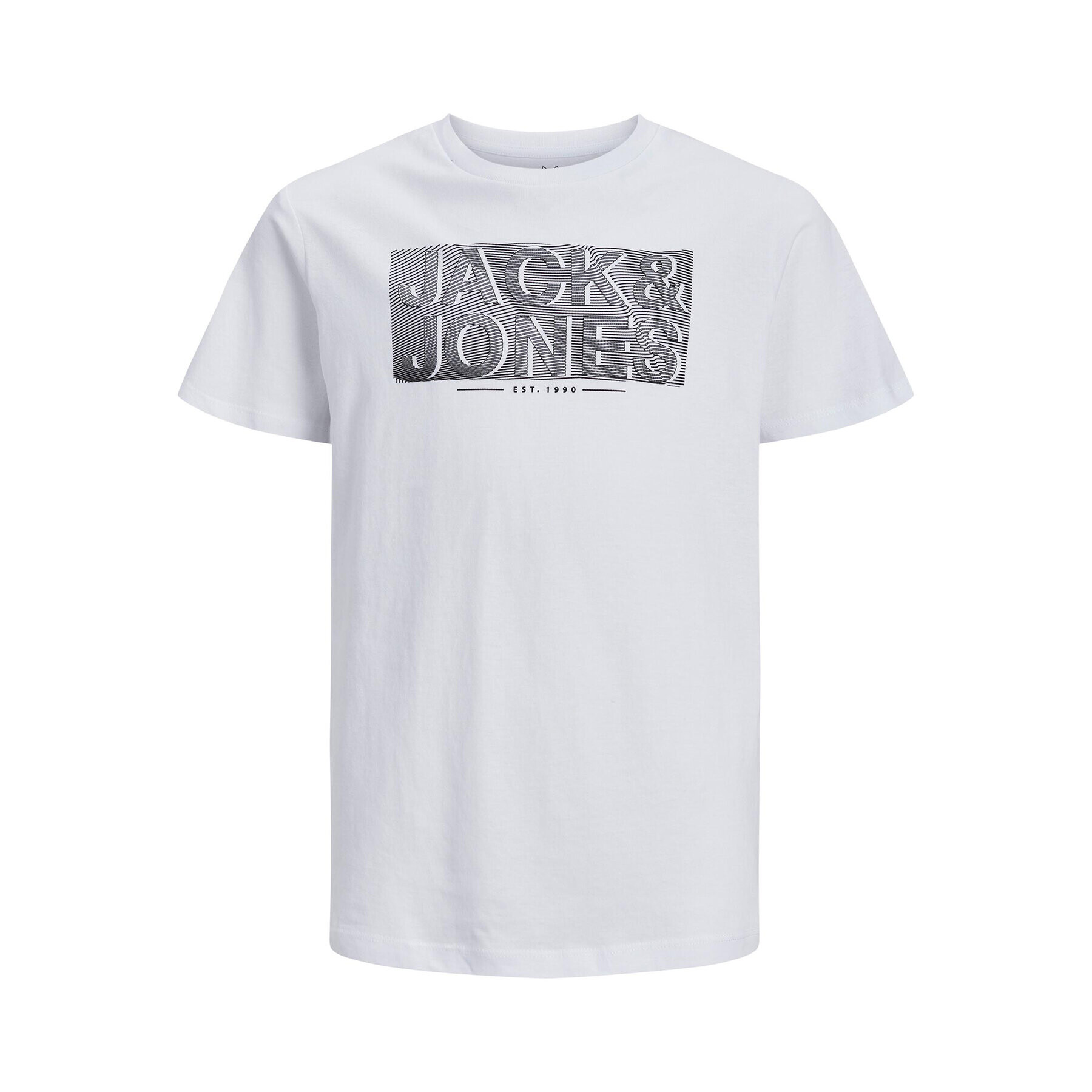 Jack&Jones Junior Tricou 12237109 Alb Regular Fit - Pled.ro