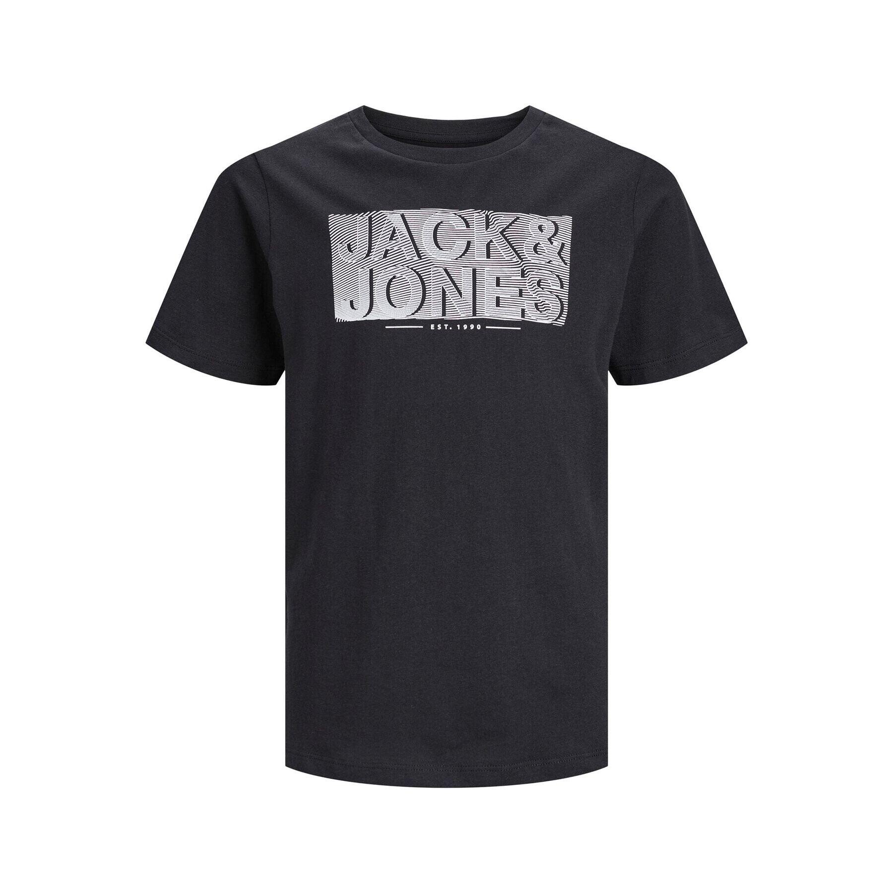 Jack&Jones Junior Tricou 12237109 Negru Regular Fit - Pled.ro