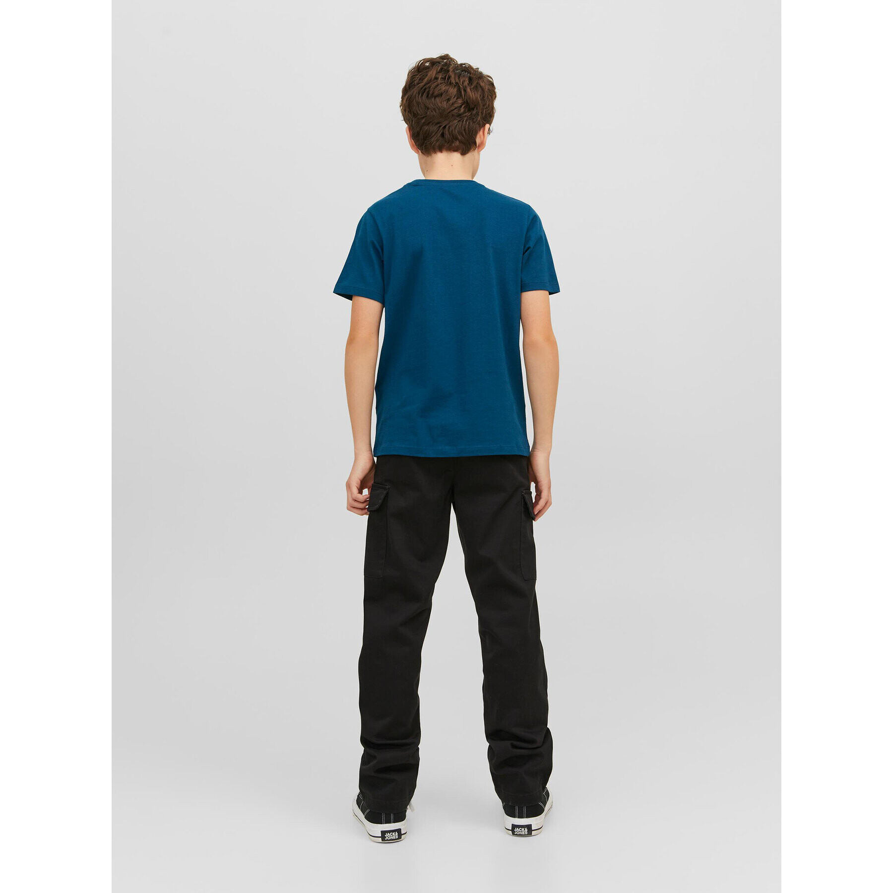 Jack&Jones Junior Tricou 12237367 Albastru Regular Fit - Pled.ro