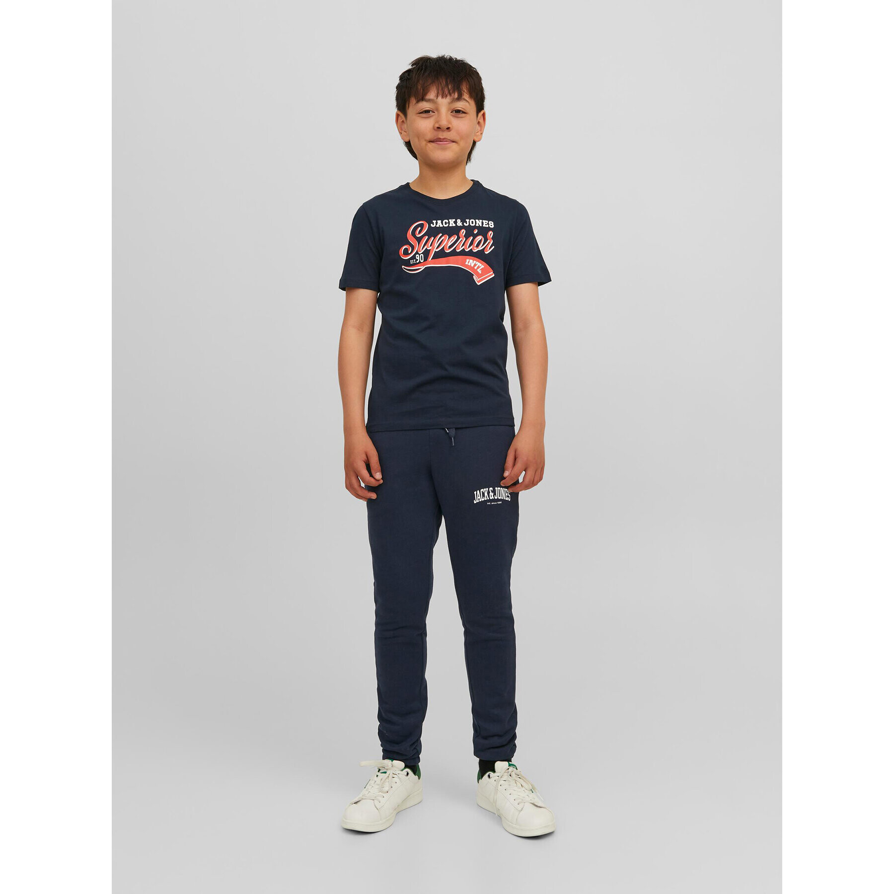 Jack&Jones Junior Tricou 12237367 Bleumarin Regular Fit - Pled.ro