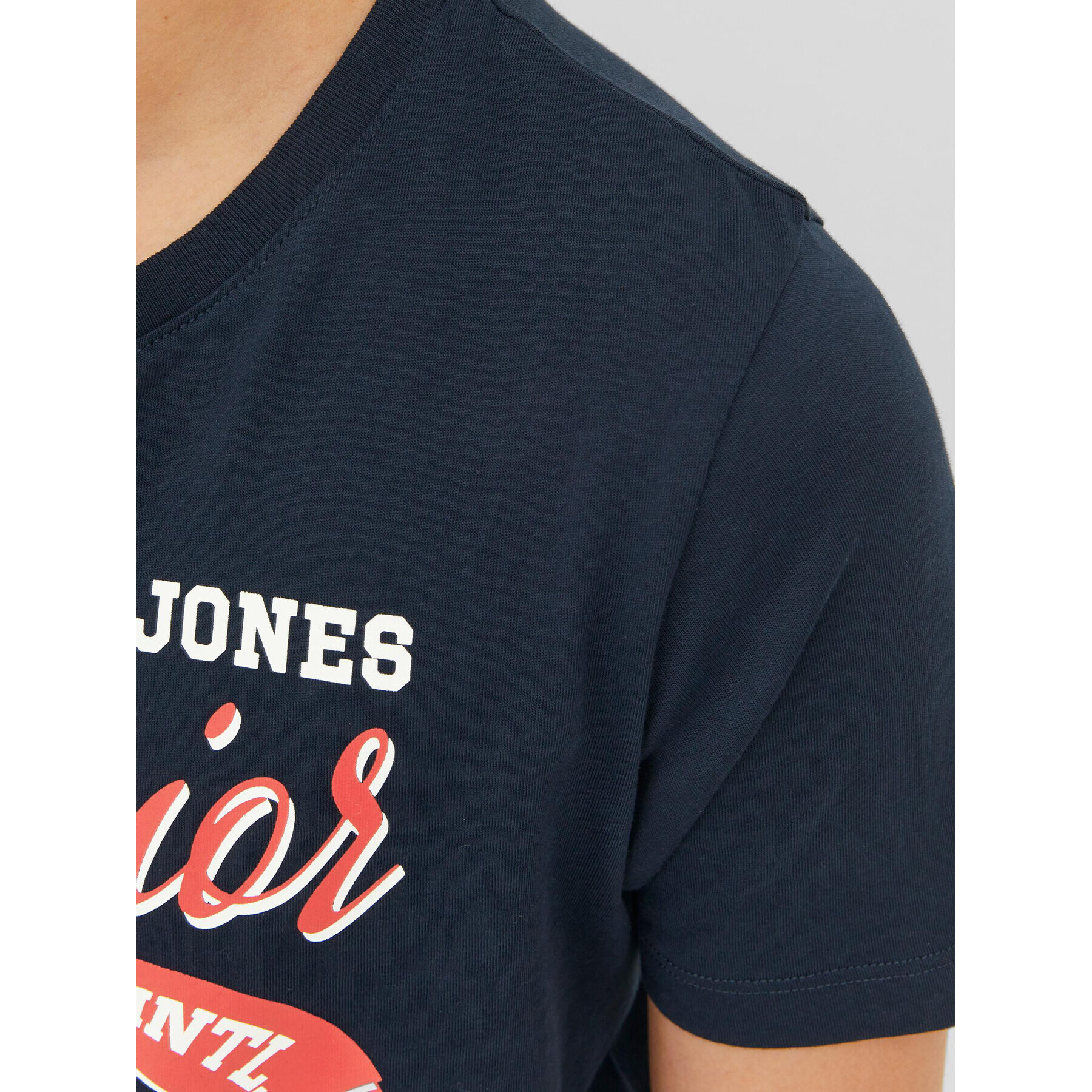 Jack&Jones Junior Tricou 12237367 Bleumarin Regular Fit - Pled.ro