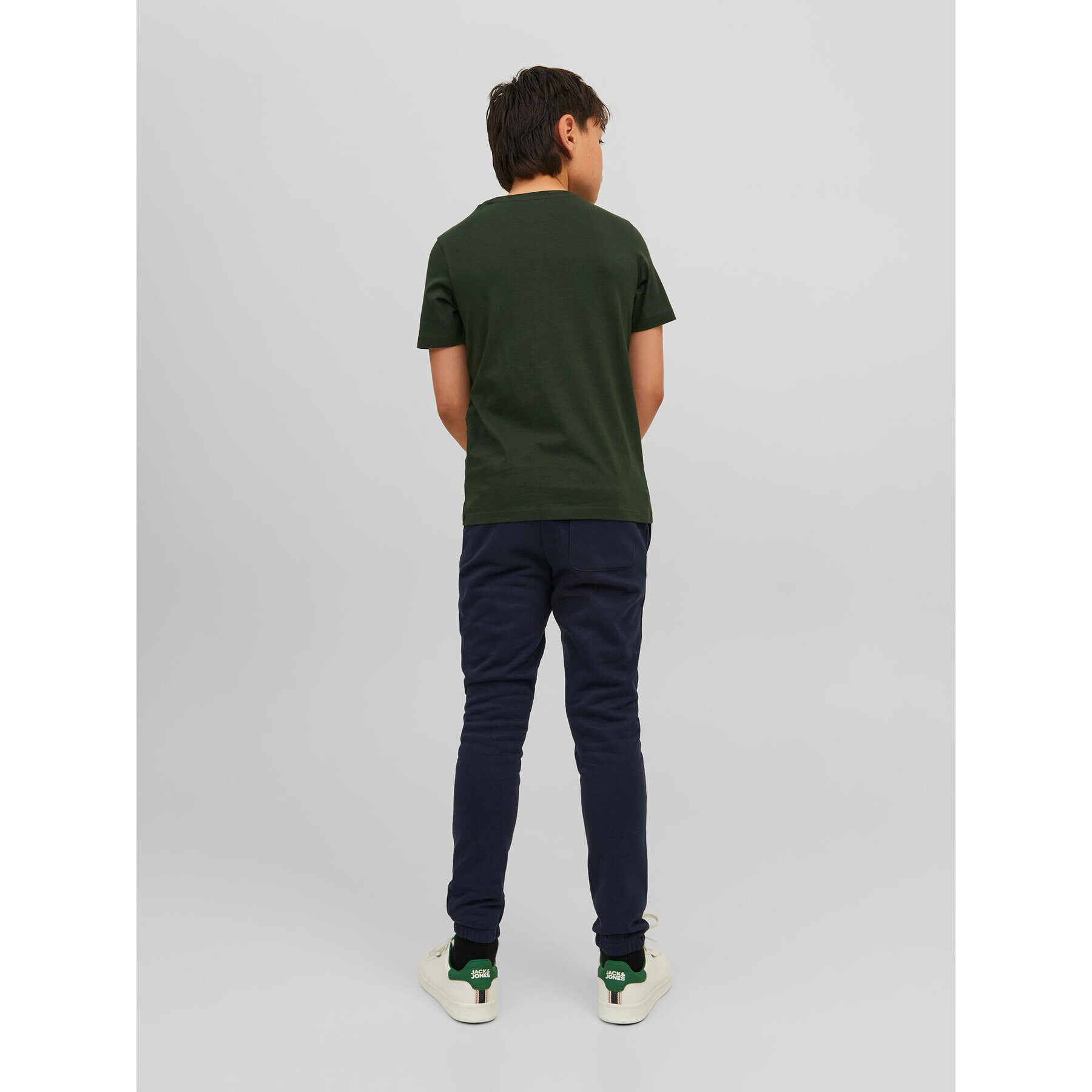 Jack&Jones Junior Tricou 12237367 Verde Regular Fit - Pled.ro