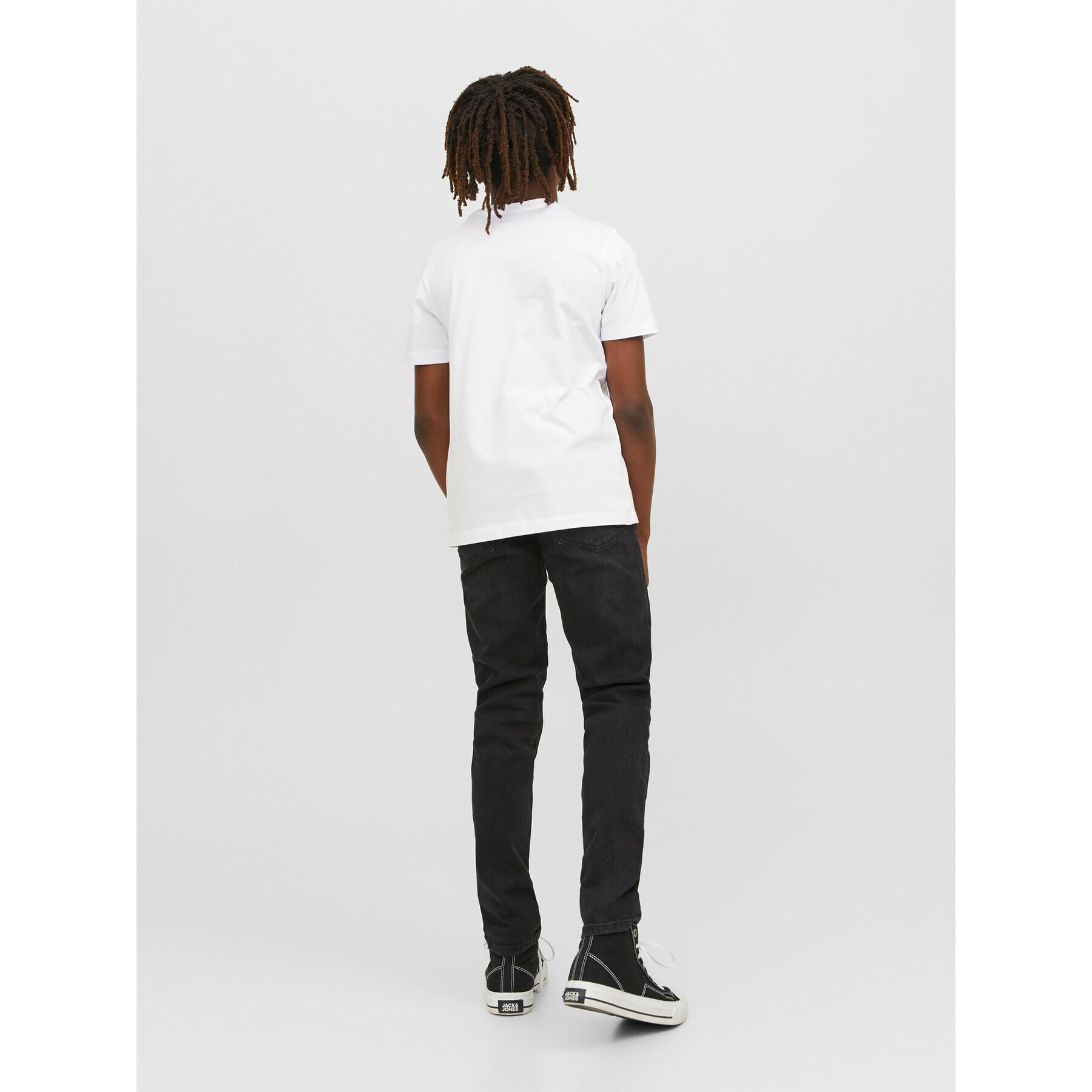 Jack&Jones Junior Tricou 12237411 Alb Regular Fit - Pled.ro