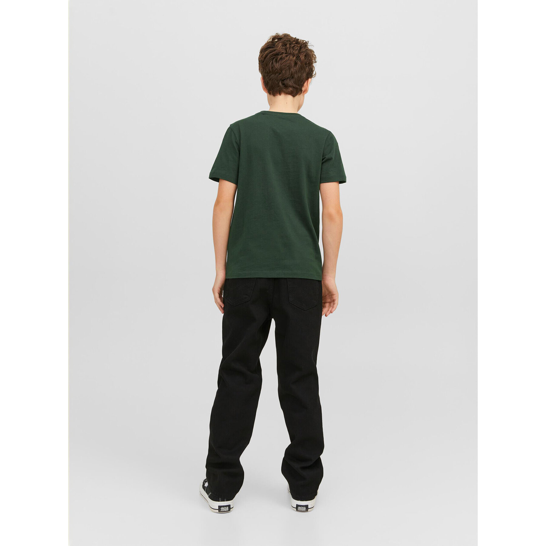 Jack&Jones Junior Tricou 12237411 Verde Regular Fit - Pled.ro