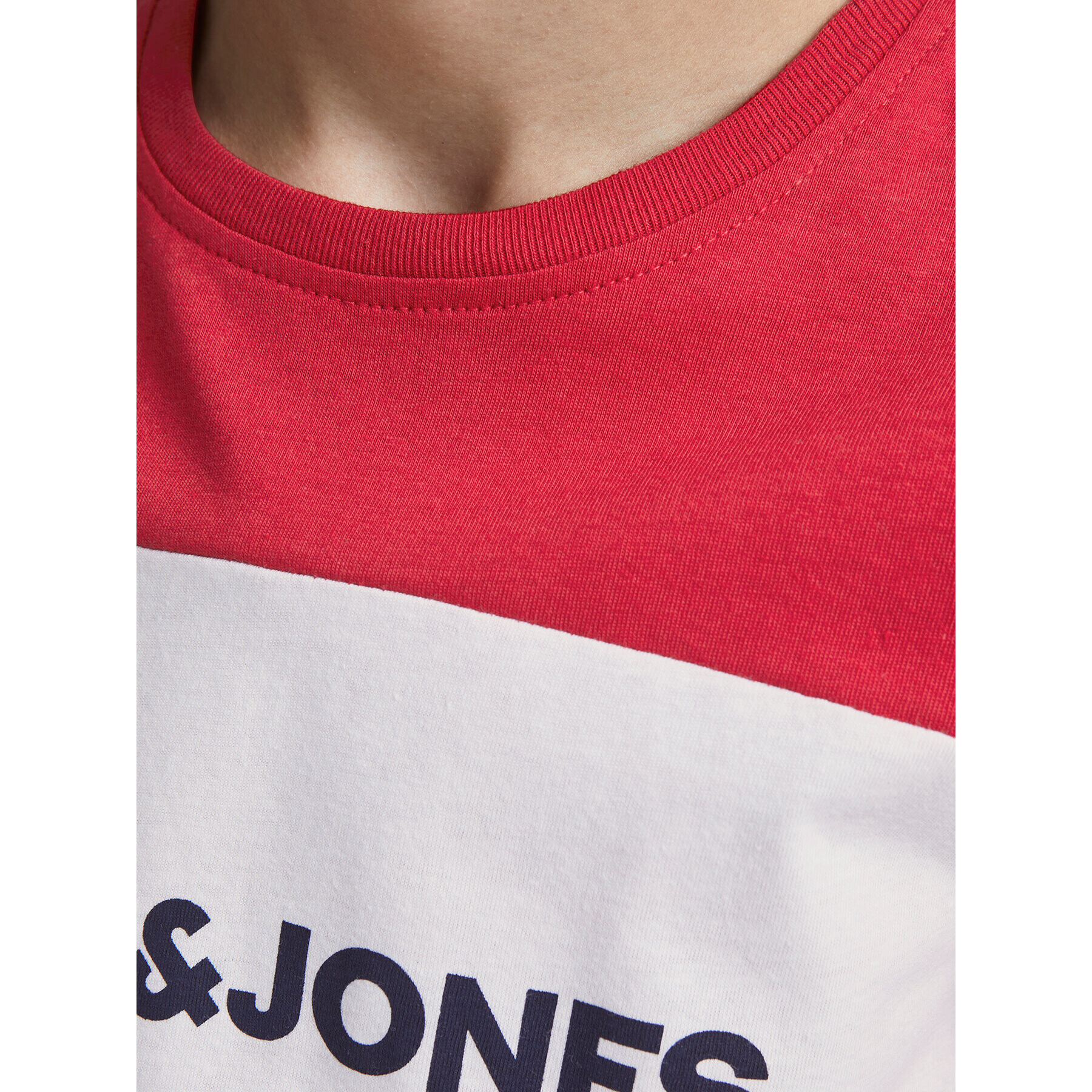 Jack&Jones Junior Tricou Logo Blocking 12174282 Colorat Regular Fit - Pled.ro