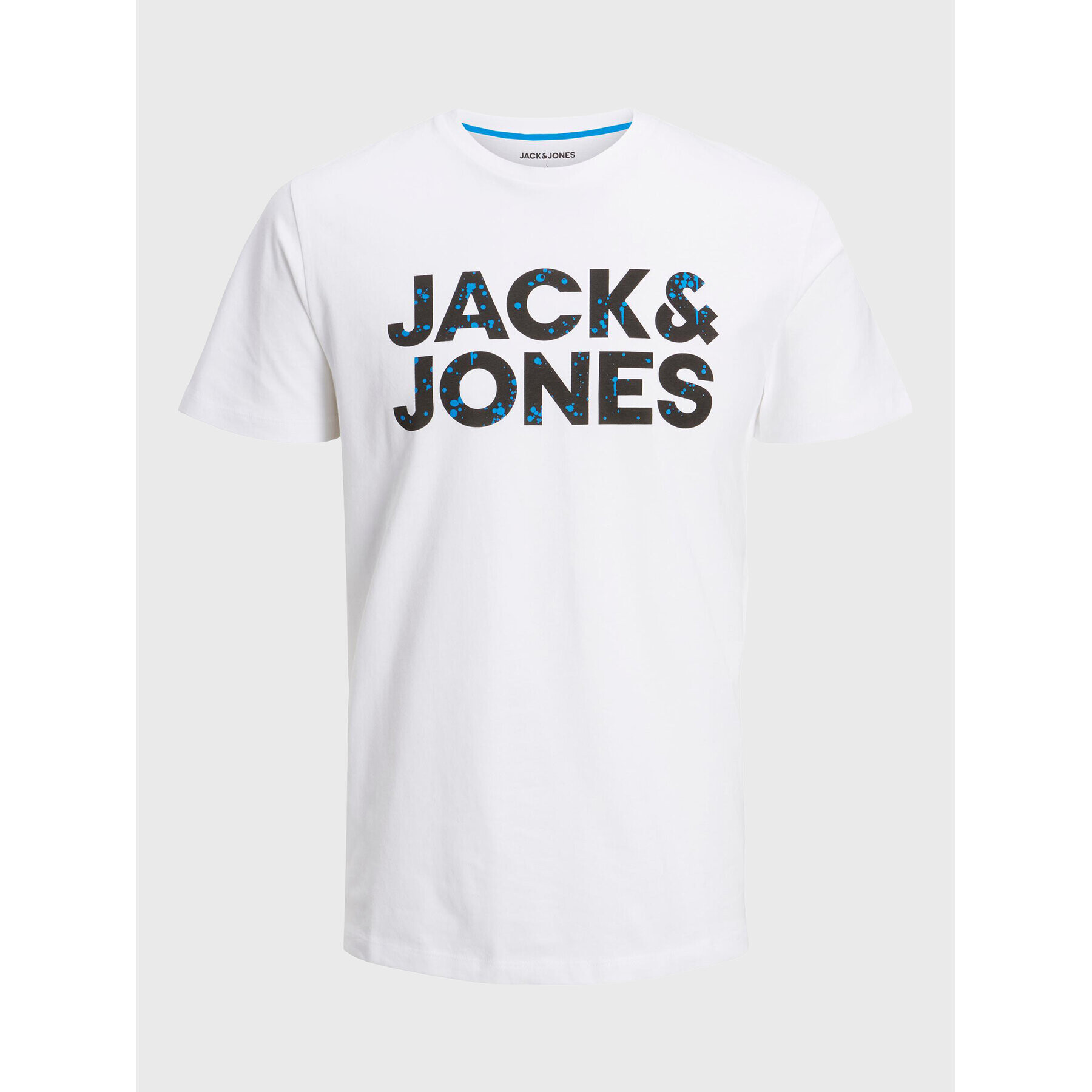 Jack&Jones Junior Tricou Neon 12224104 Alb Regular Fit - Pled.ro