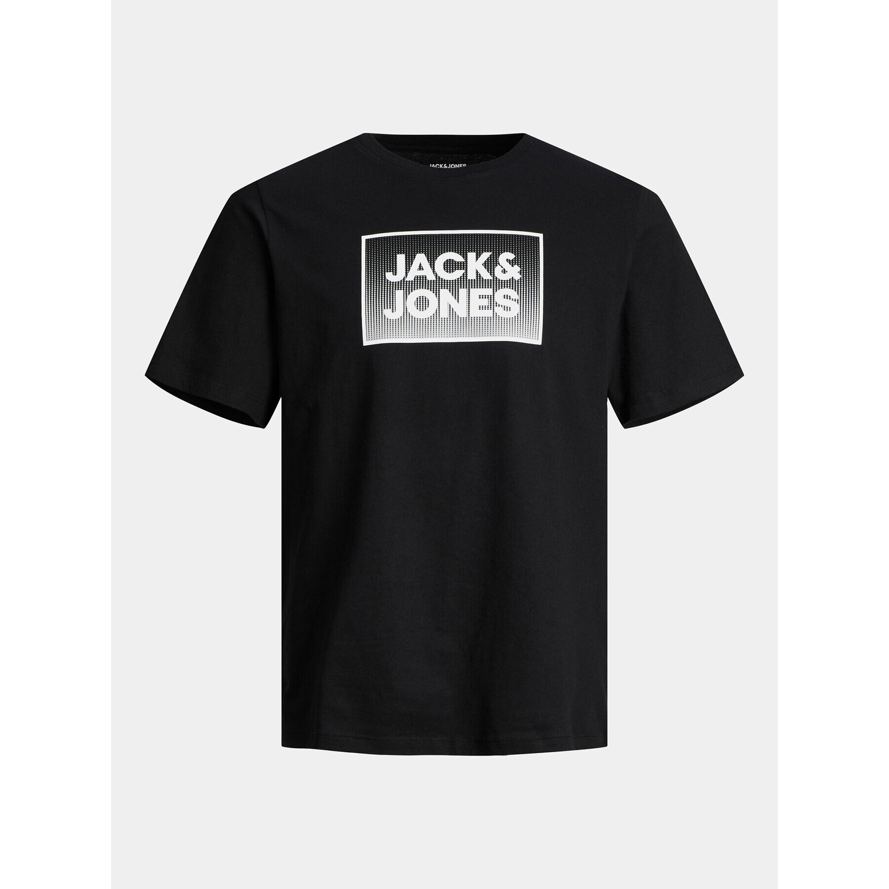 Jack&Jones Junior Tricou Steel 12249633 Negru Standard Fit - Pled.ro