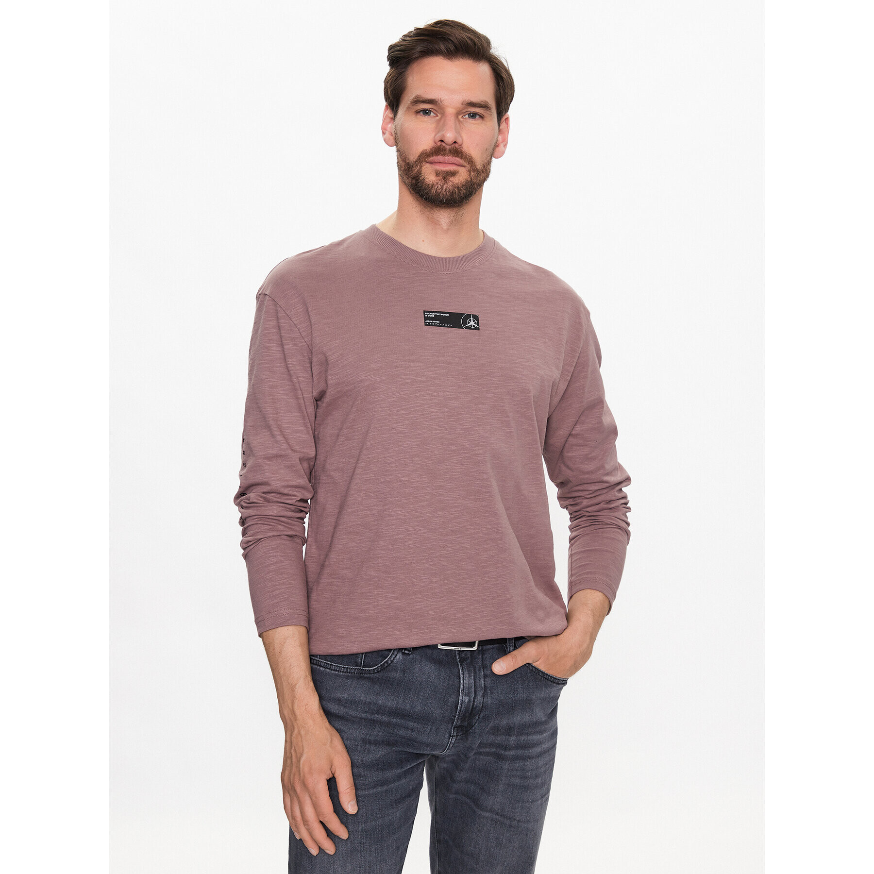 Jack&Jones Longsleeve Navigator 12229680 Roz Relaxed Fit - Pled.ro