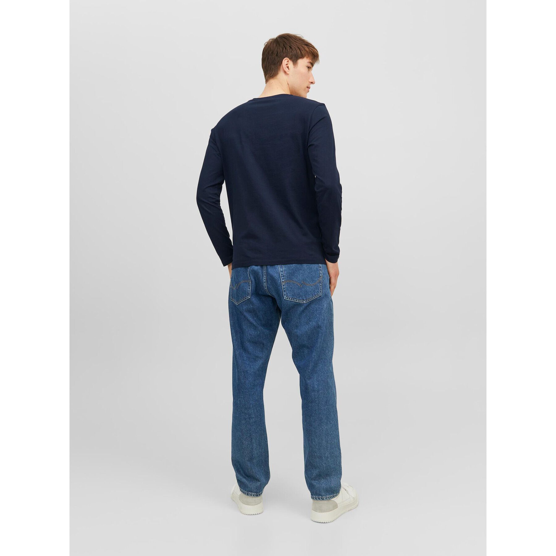 Jack&Jones Longsleeve 12236061 Bleumarin Standard Fit - Pled.ro