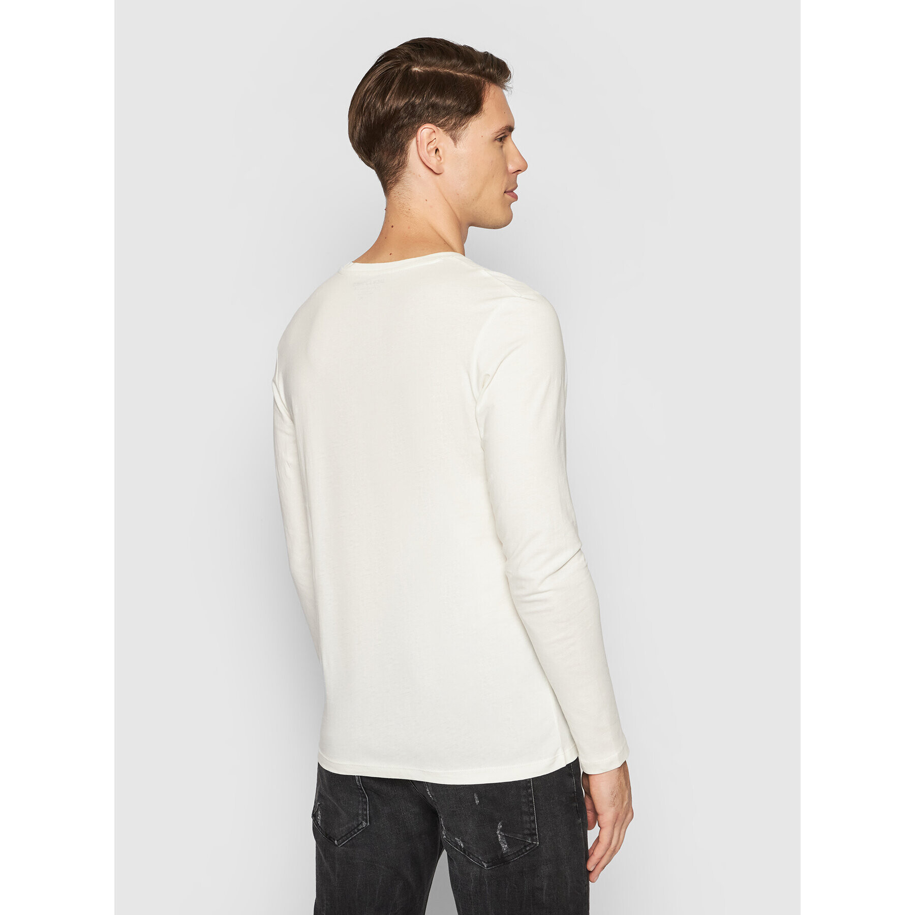 Jack&Jones Longsleeve Archie 12193726 Bej Standard Fit - Pled.ro