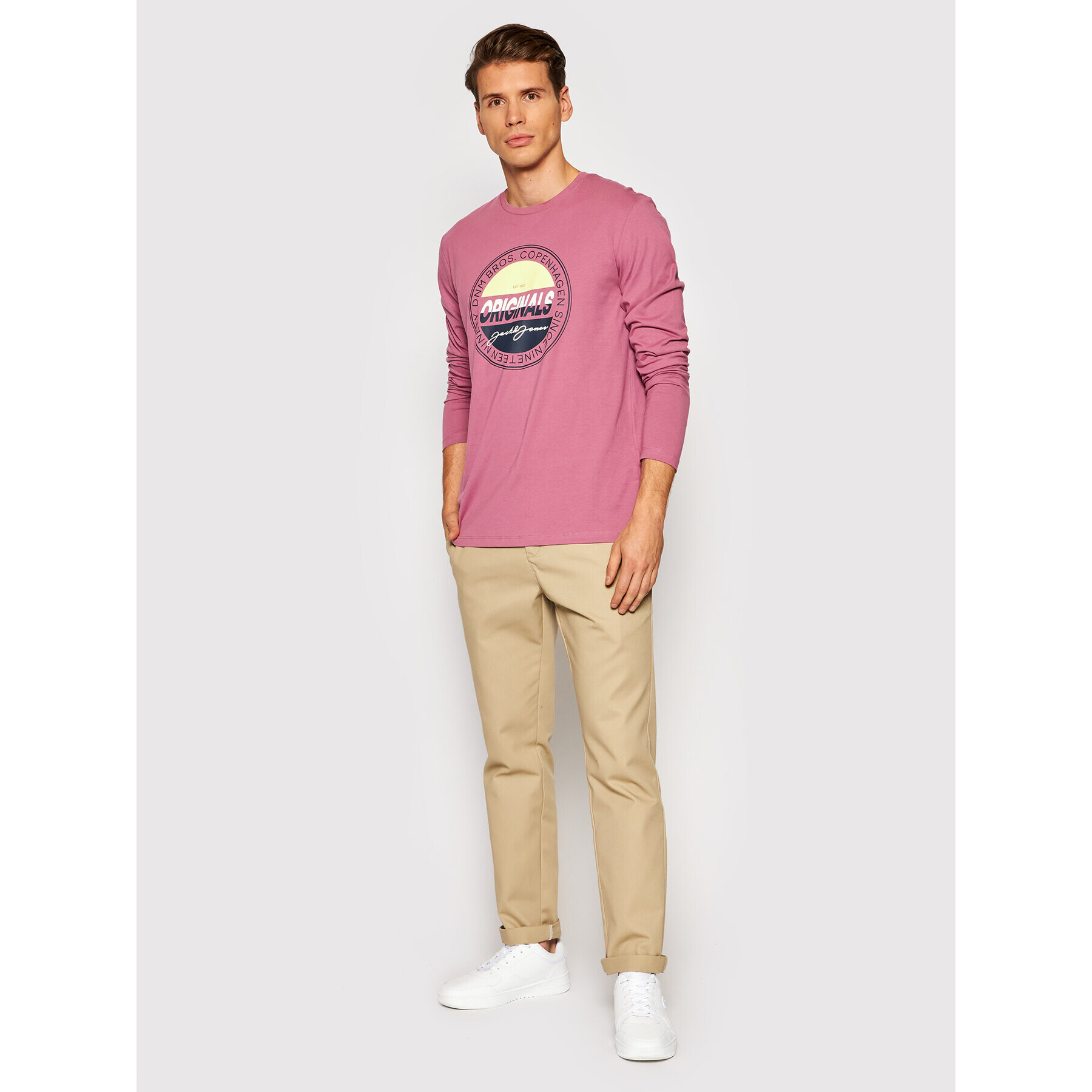 Jack&Jones Longsleeve Mason 12196647 Roz Standard Fit - Pled.ro