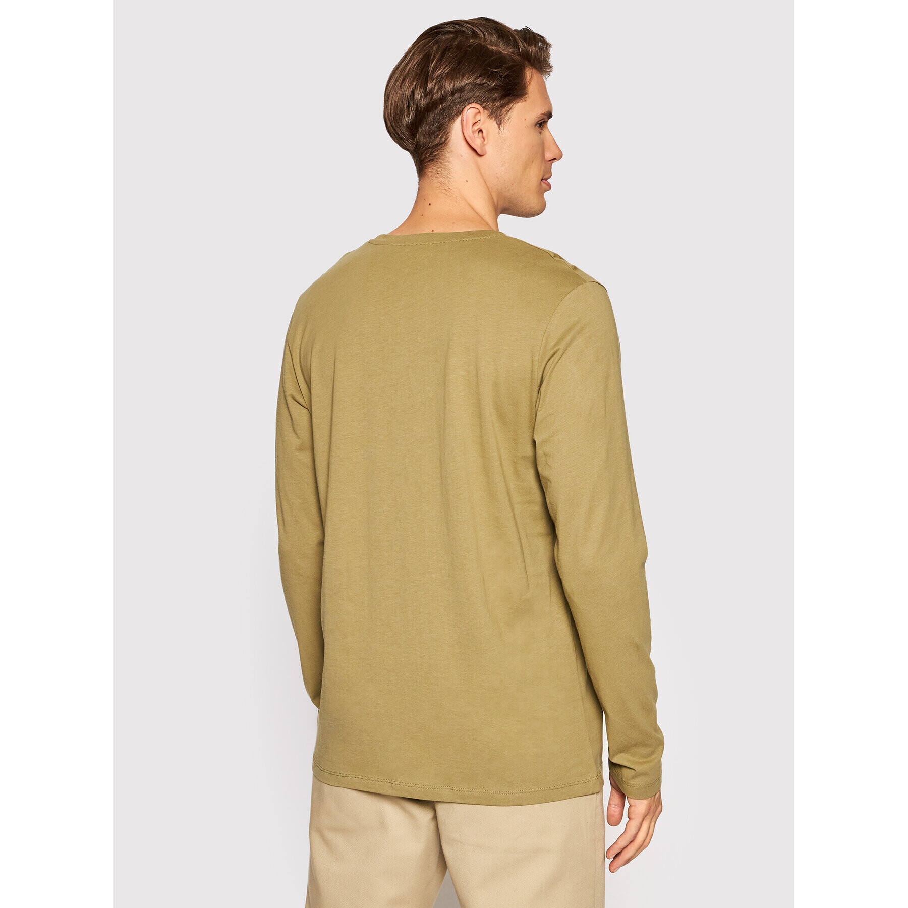 Jack&Jones Longsleeve Mason 12196647 Verde Standard Fit - Pled.ro