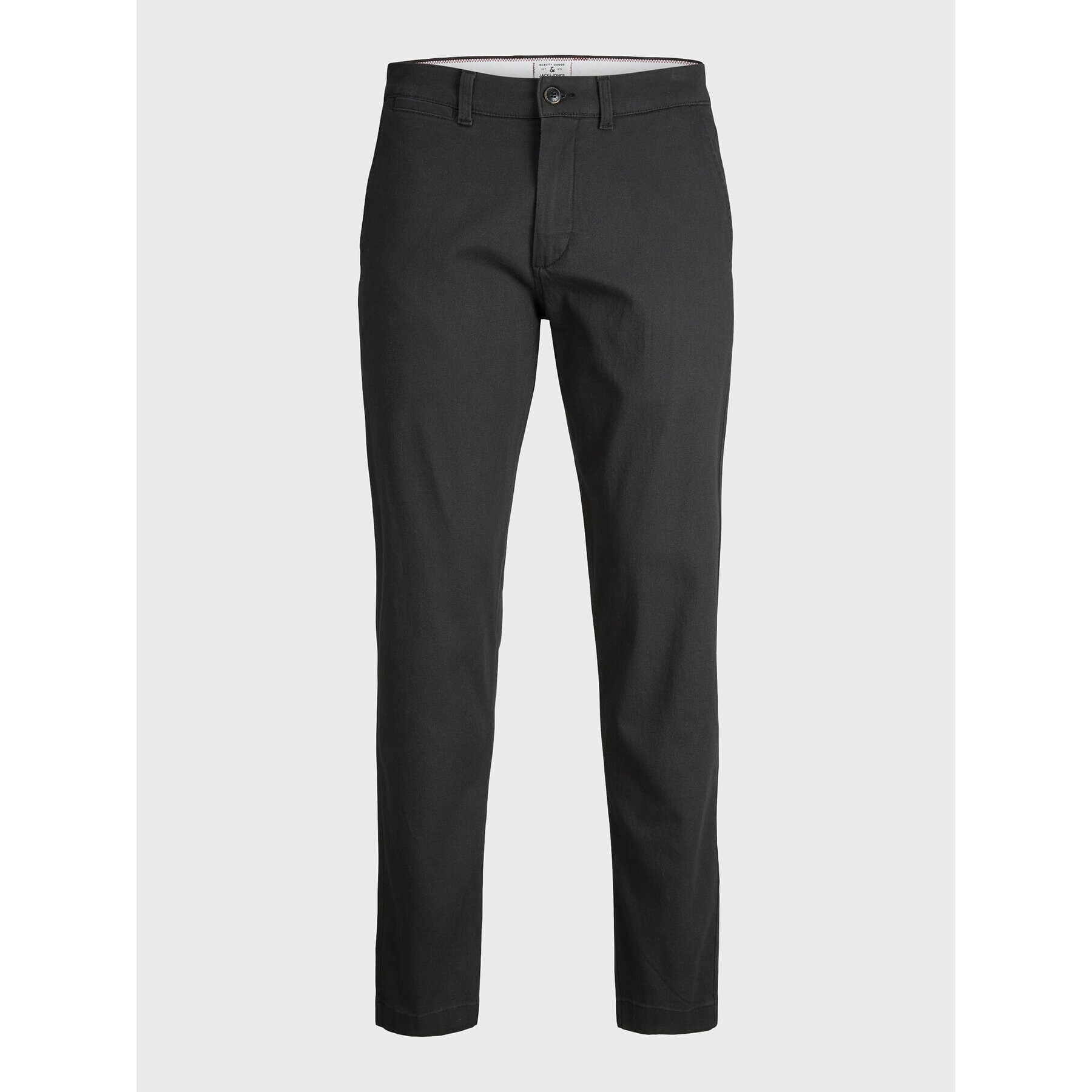 Jack&Jones Pantaloni chino Kane 12212936 Negru Relaxed Fit - Pled.ro