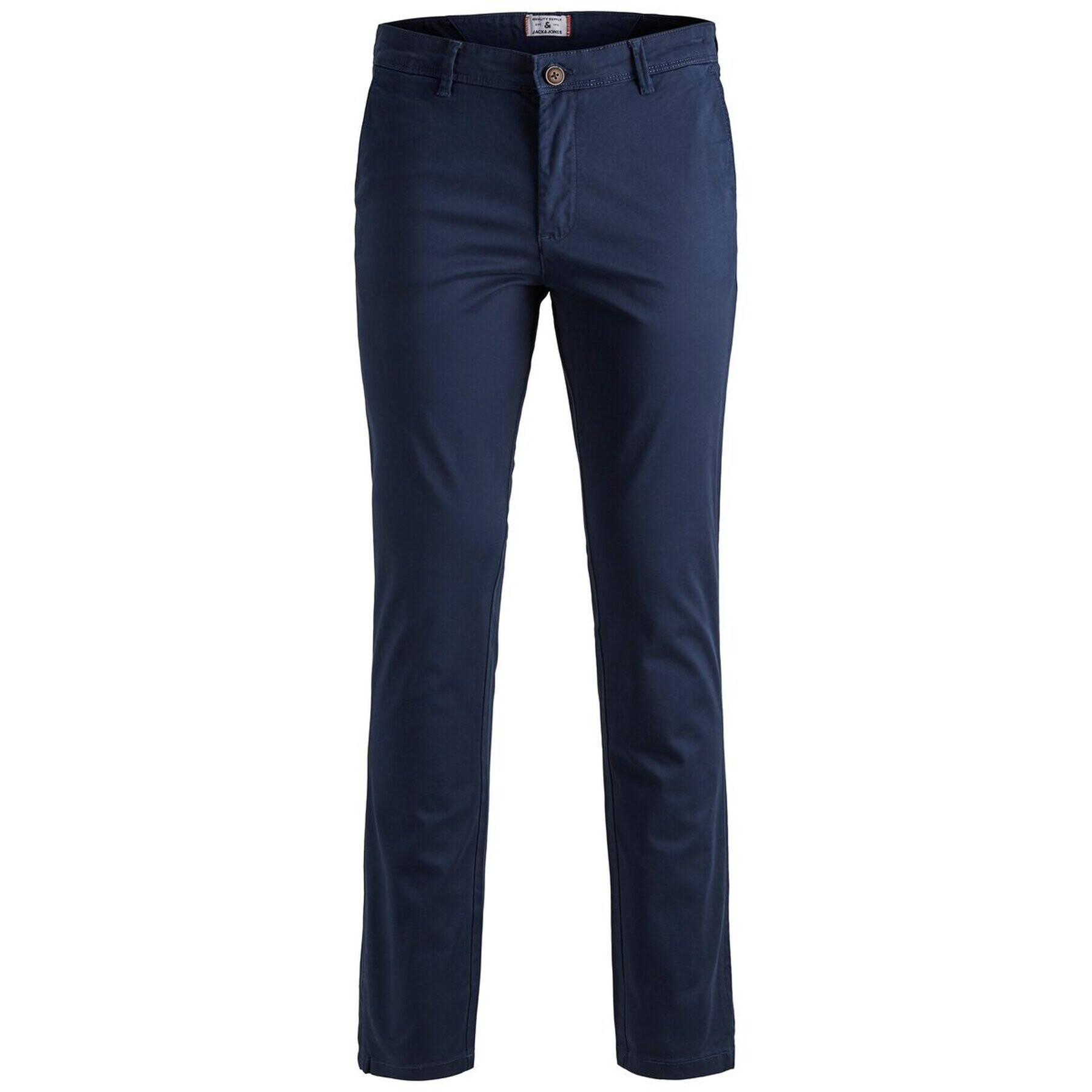 Jack&Jones Pantaloni chino Marco 12150148 Bleumarin Slim Fit - Pled.ro