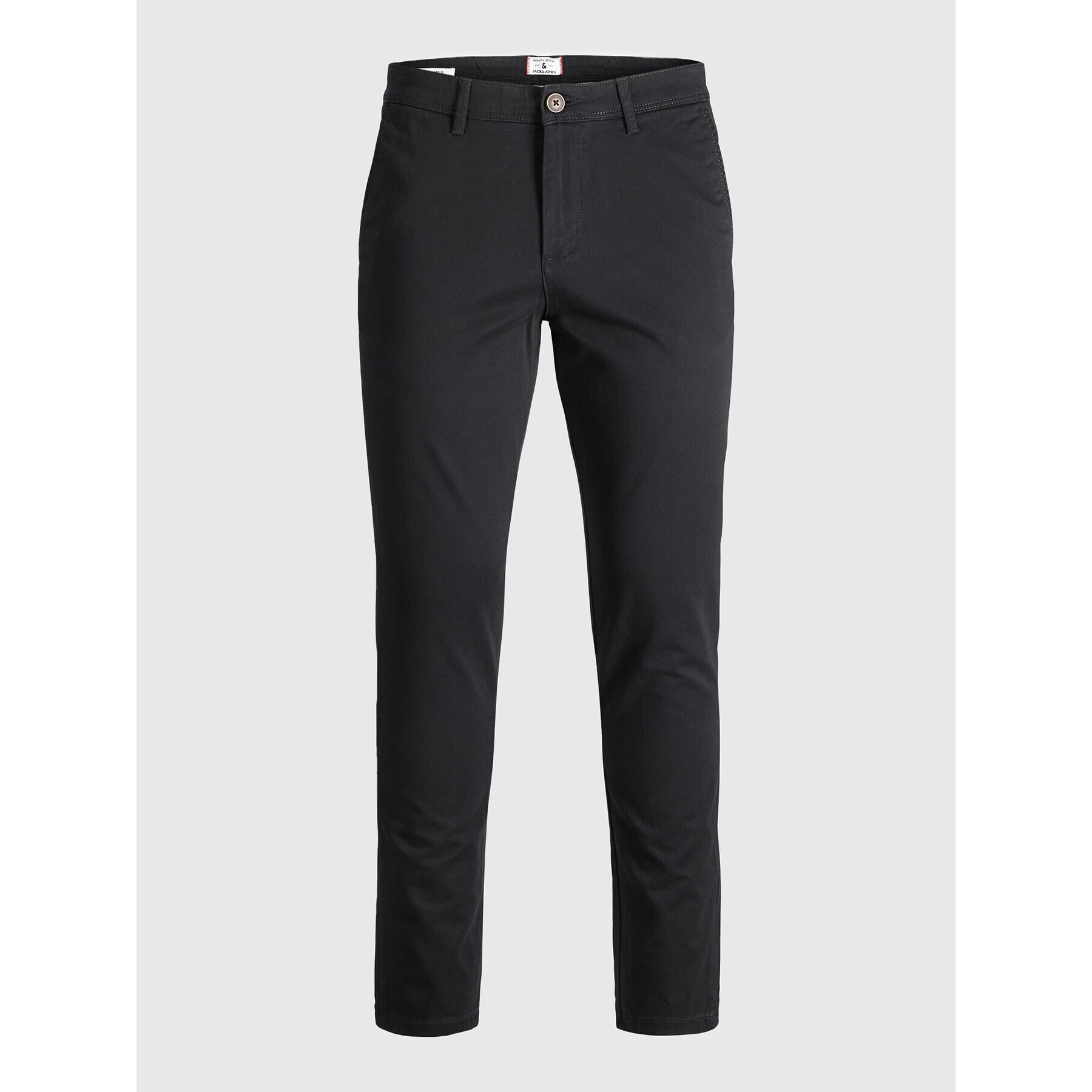 Jack&Jones Pantaloni chino Marco 12150158 Negru Slim Fit - Pled.ro