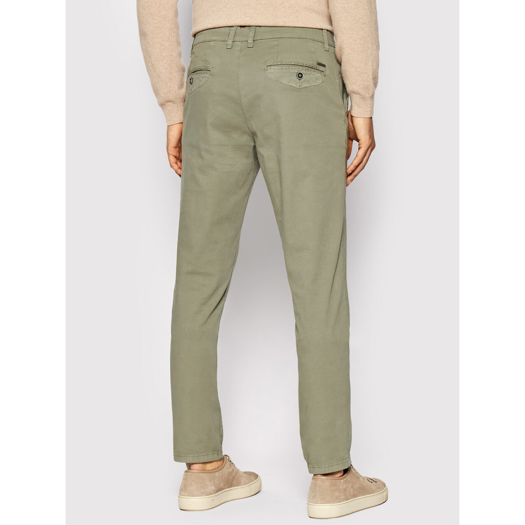 Jack&Jones Pantaloni chino Marco 12203328 Bej Slim Fit - Pled.ro