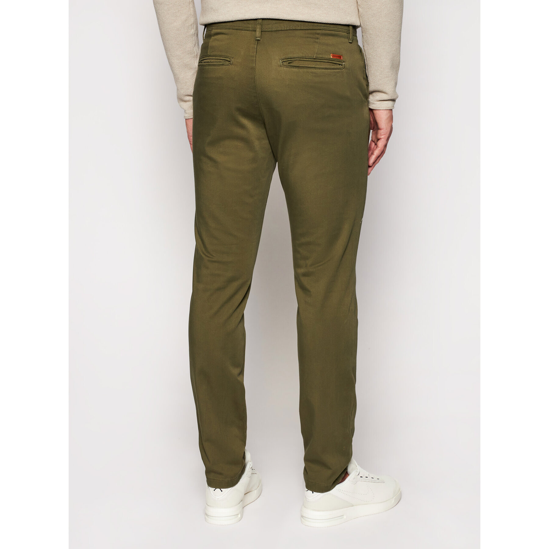 Jack&Jones Pantaloni chino Marco Bowie 12150161 Verde Slim Fit - Pled.ro