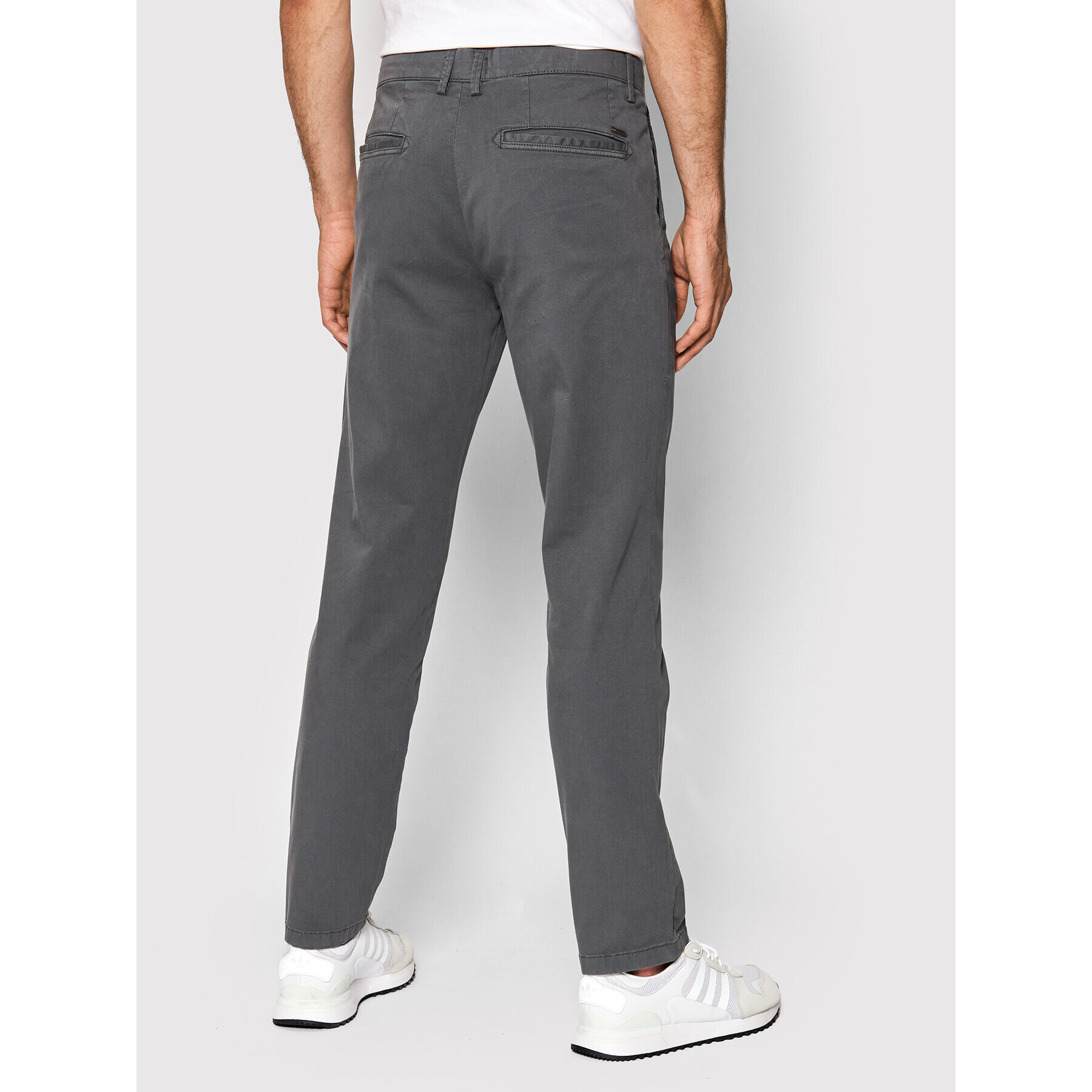 Jack&Jones Pantaloni chino Ollie Fred Ama 12193925 Gri Regular Fit - Pled.ro