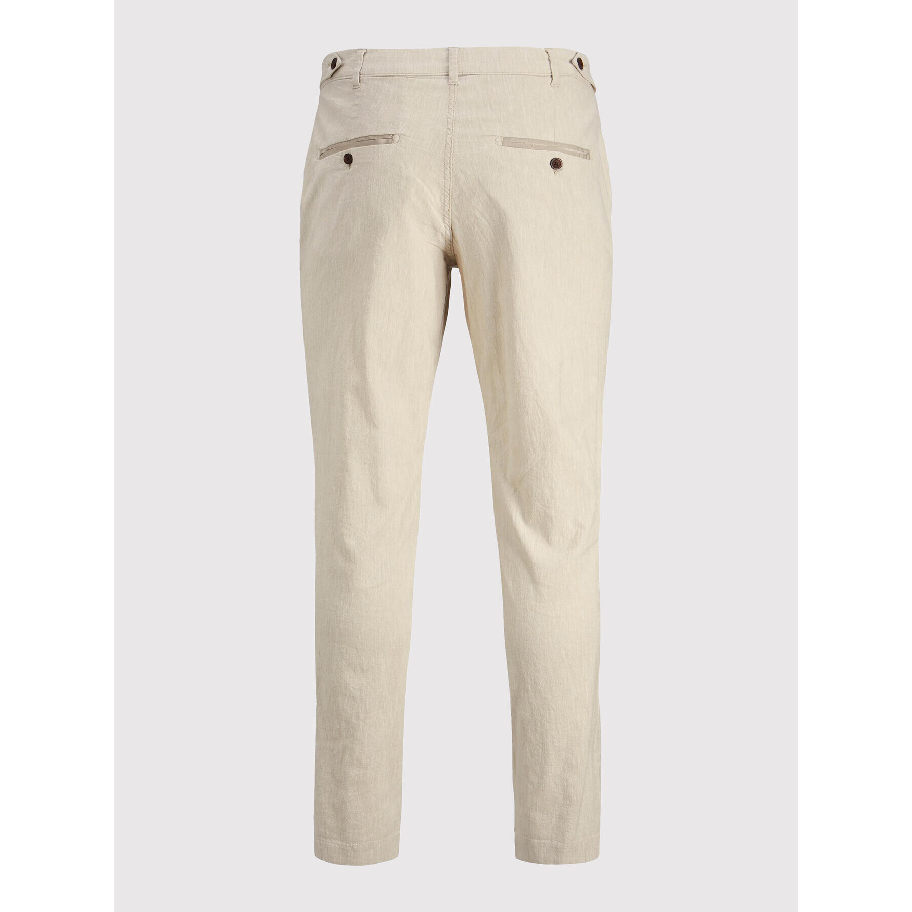 Jack&Jones Pantaloni din material Ace 12210125 Bej Carrot Fit - Pled.ro