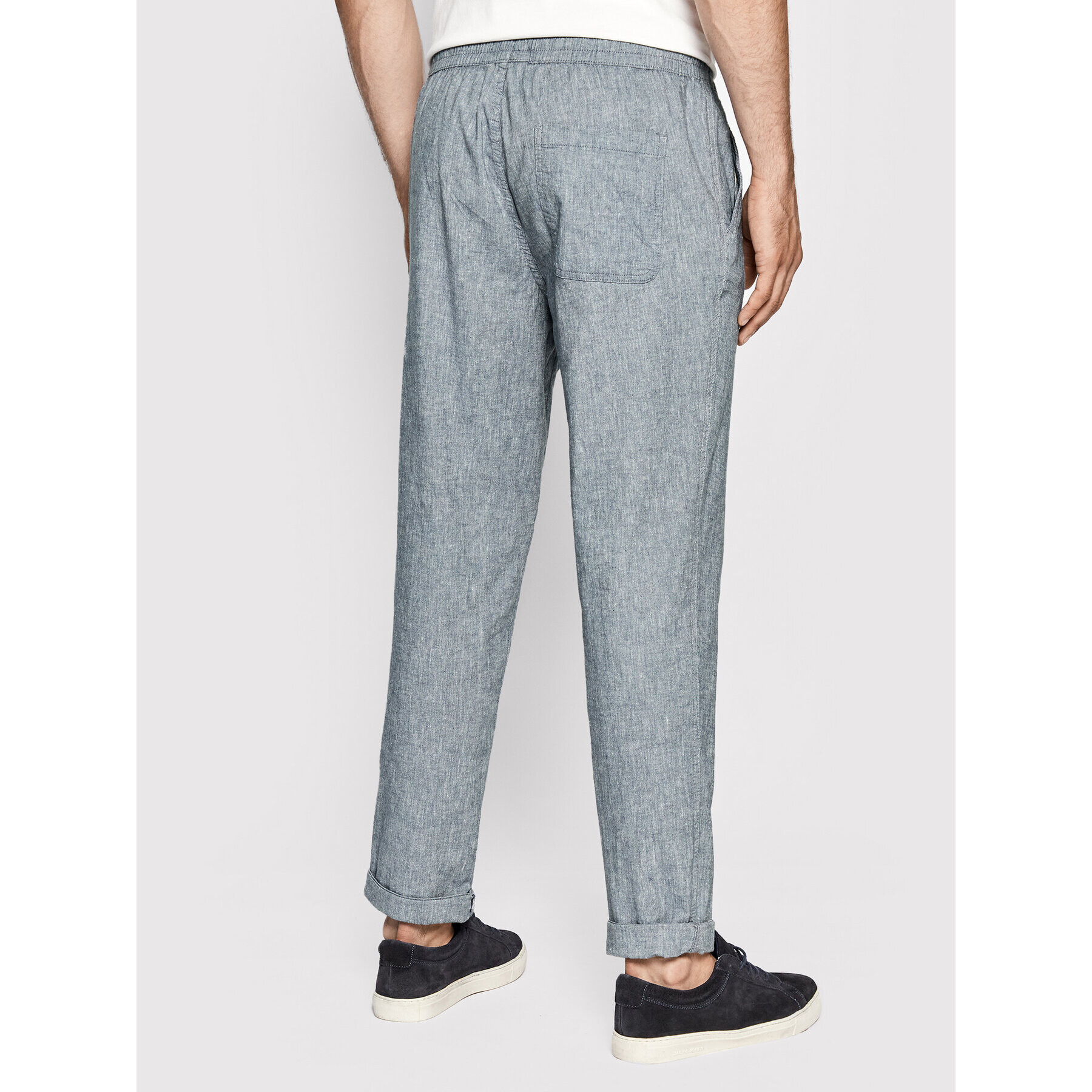 Jack&Jones Pantaloni din material Ace Breeze 12201539 Albastru Regular Fit - Pled.ro