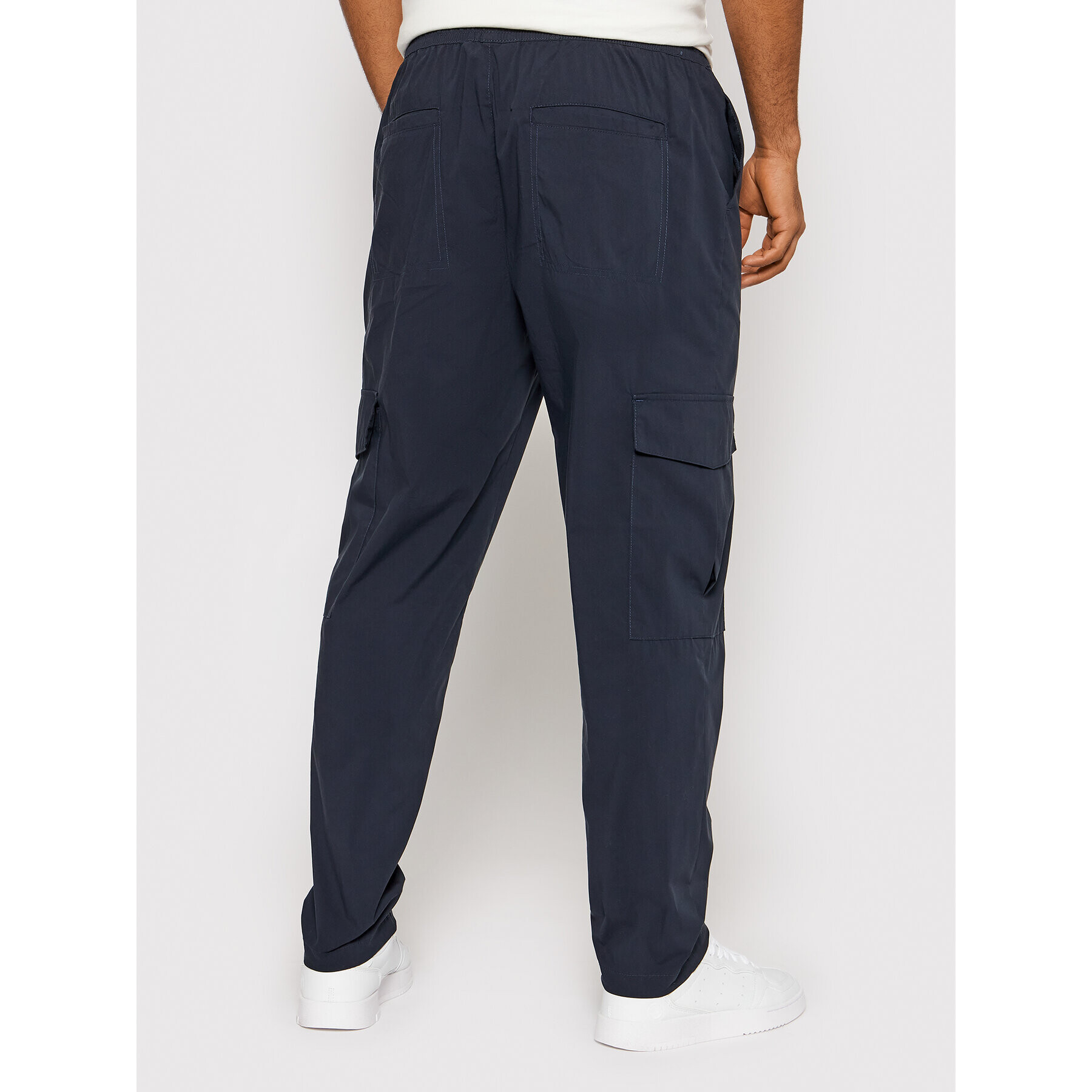 Jack&Jones Pantaloni din material Bill Beau 12197977 Bleumarin Regular Fit - Pled.ro