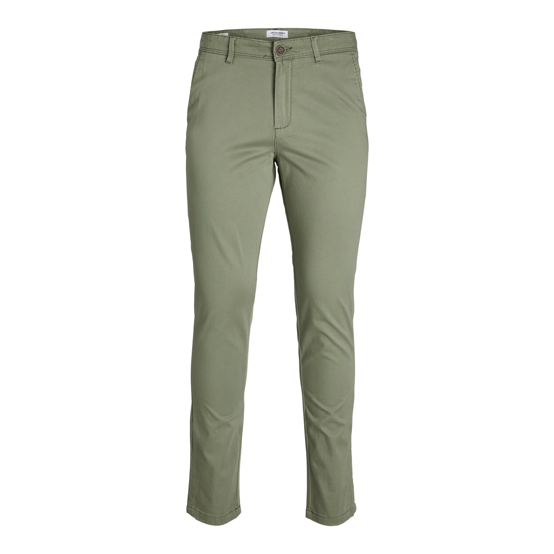 Jack&Jones Pantaloni din material Marco 12150148 Verde Slim Fit - Pled.ro