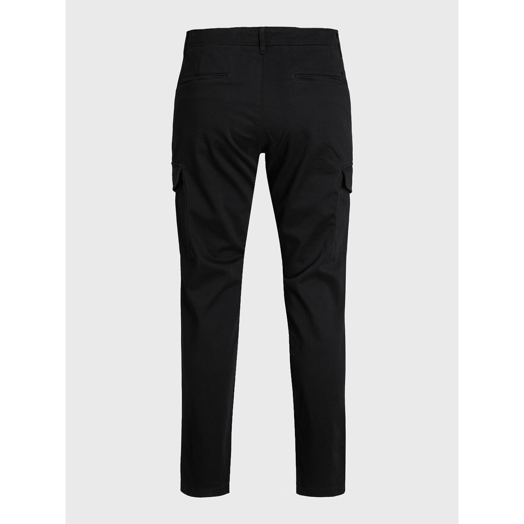 Jack&Jones Pantaloni din material Ollie 12224001 Negru Regular Fit - Pled.ro