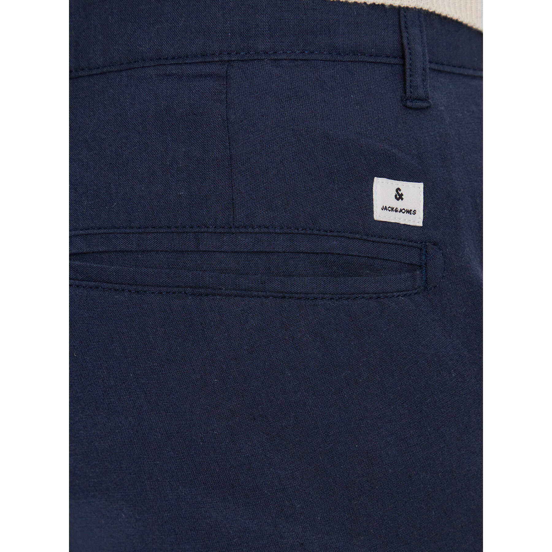 Jack&Jones Pantaloni din material Tollie 12229227 Bleumarin Regular Fit - Pled.ro