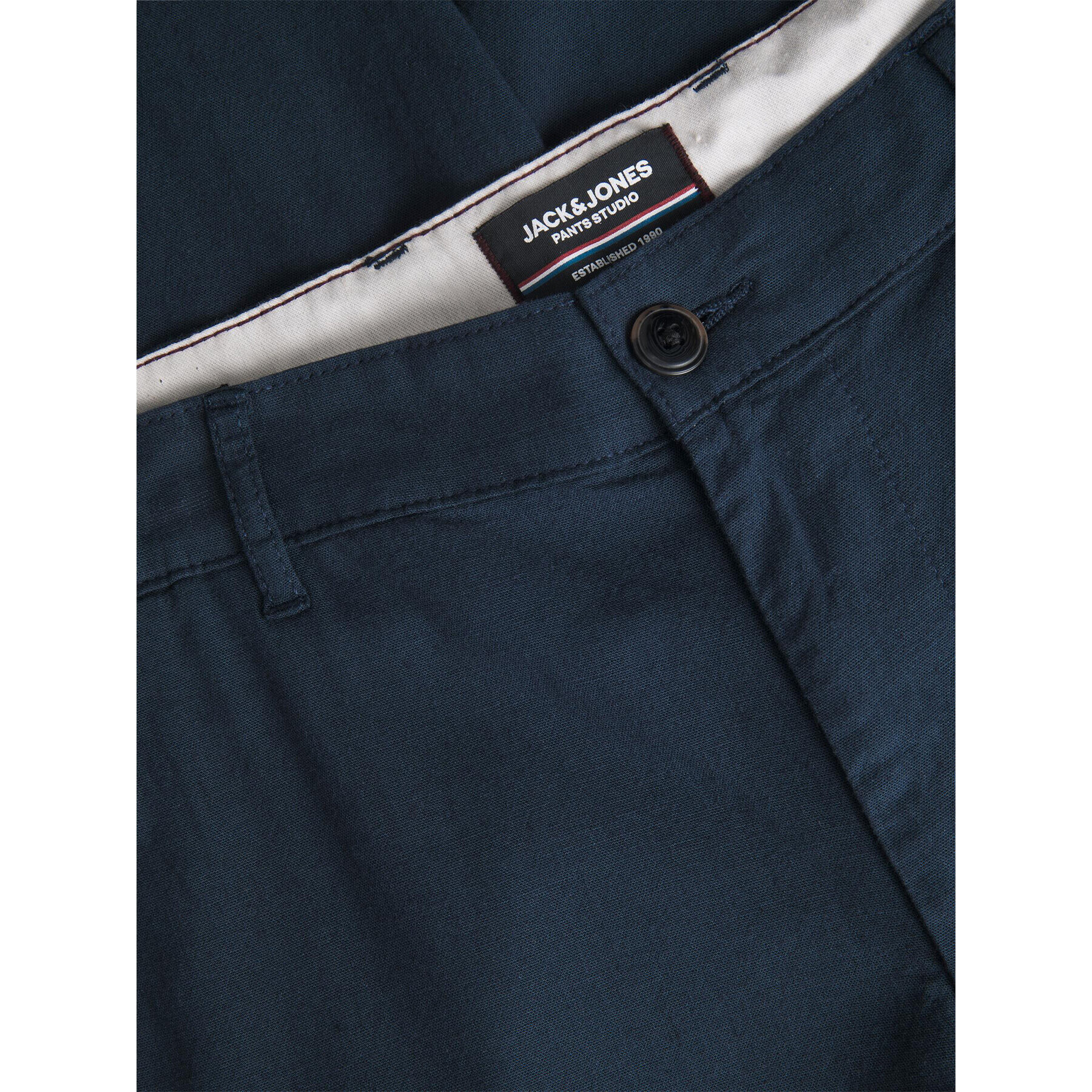 Jack&Jones Pantaloni din material Tollie 12229227 Bleumarin Regular Fit - Pled.ro