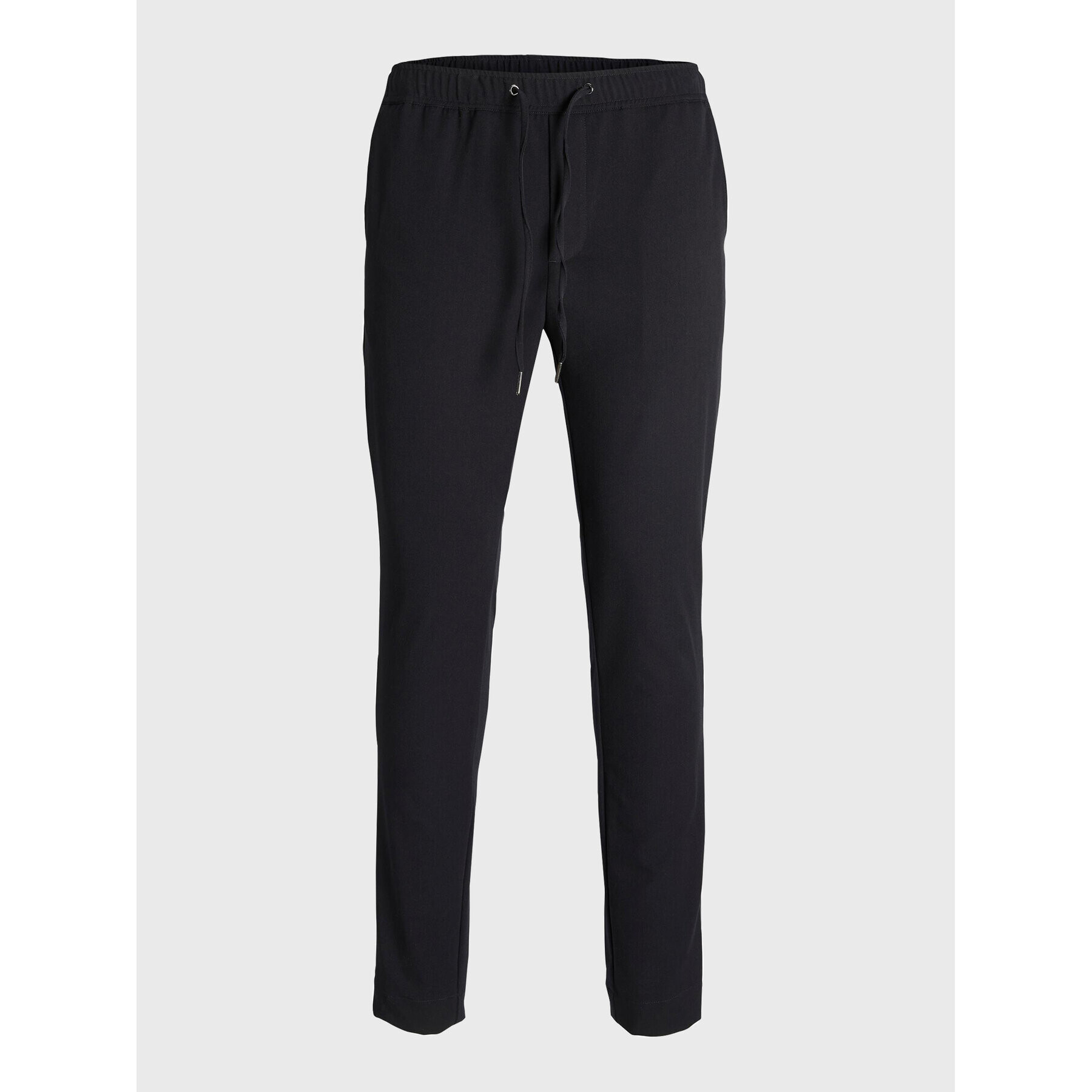 Jack&Jones Pantaloni din material Will Xavier 12216823 Negru Slim Fit - Pled.ro