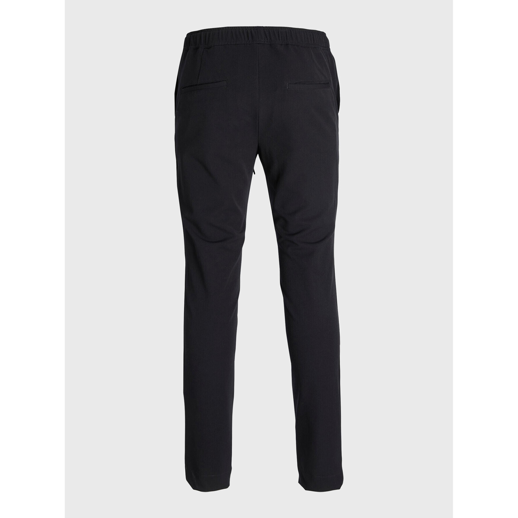 Jack&Jones Pantaloni din material Will Xavier 12216823 Negru Slim Fit - Pled.ro