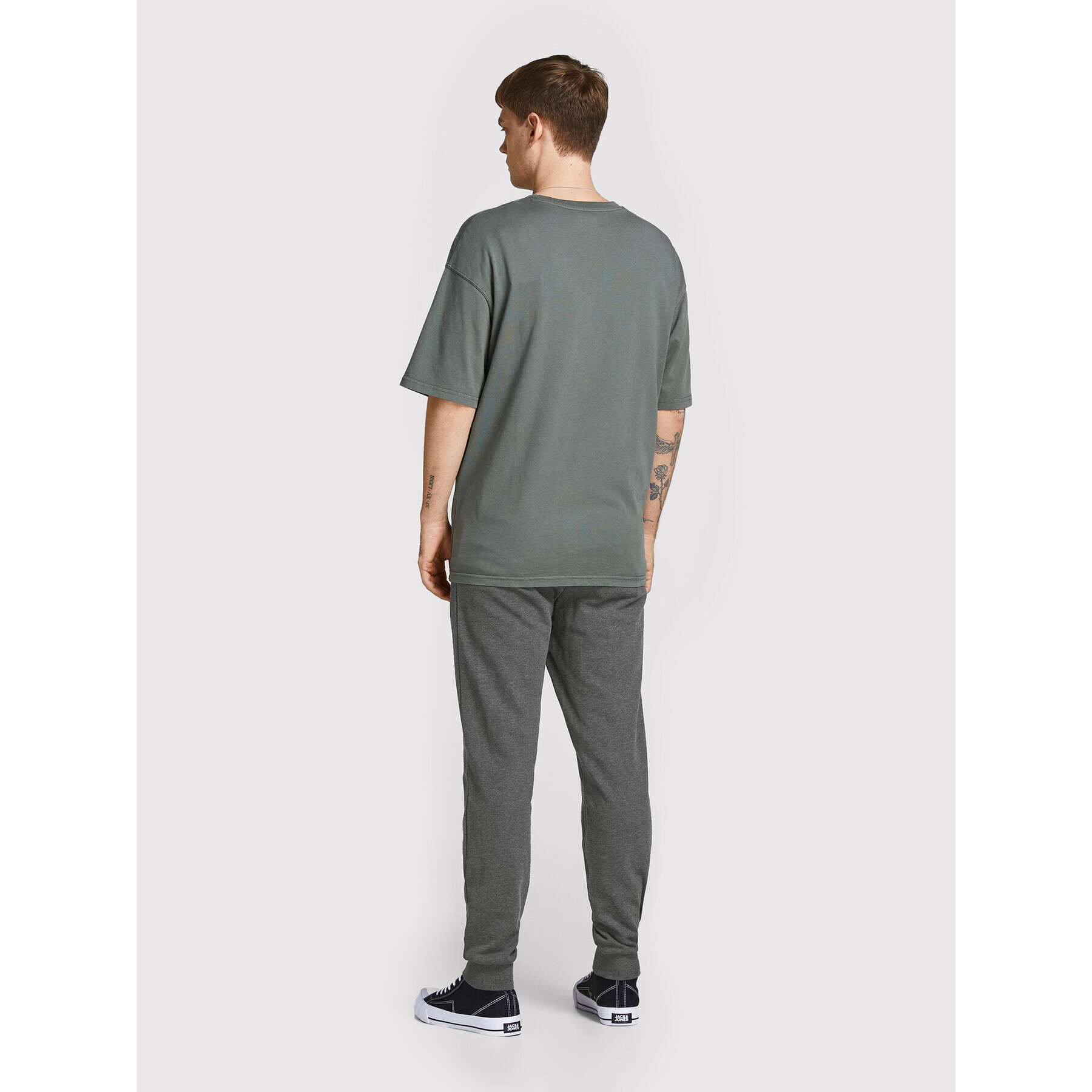 Jack&Jones Pantaloni trening Gordon 12165322 Gri Regular Fit - Pled.ro