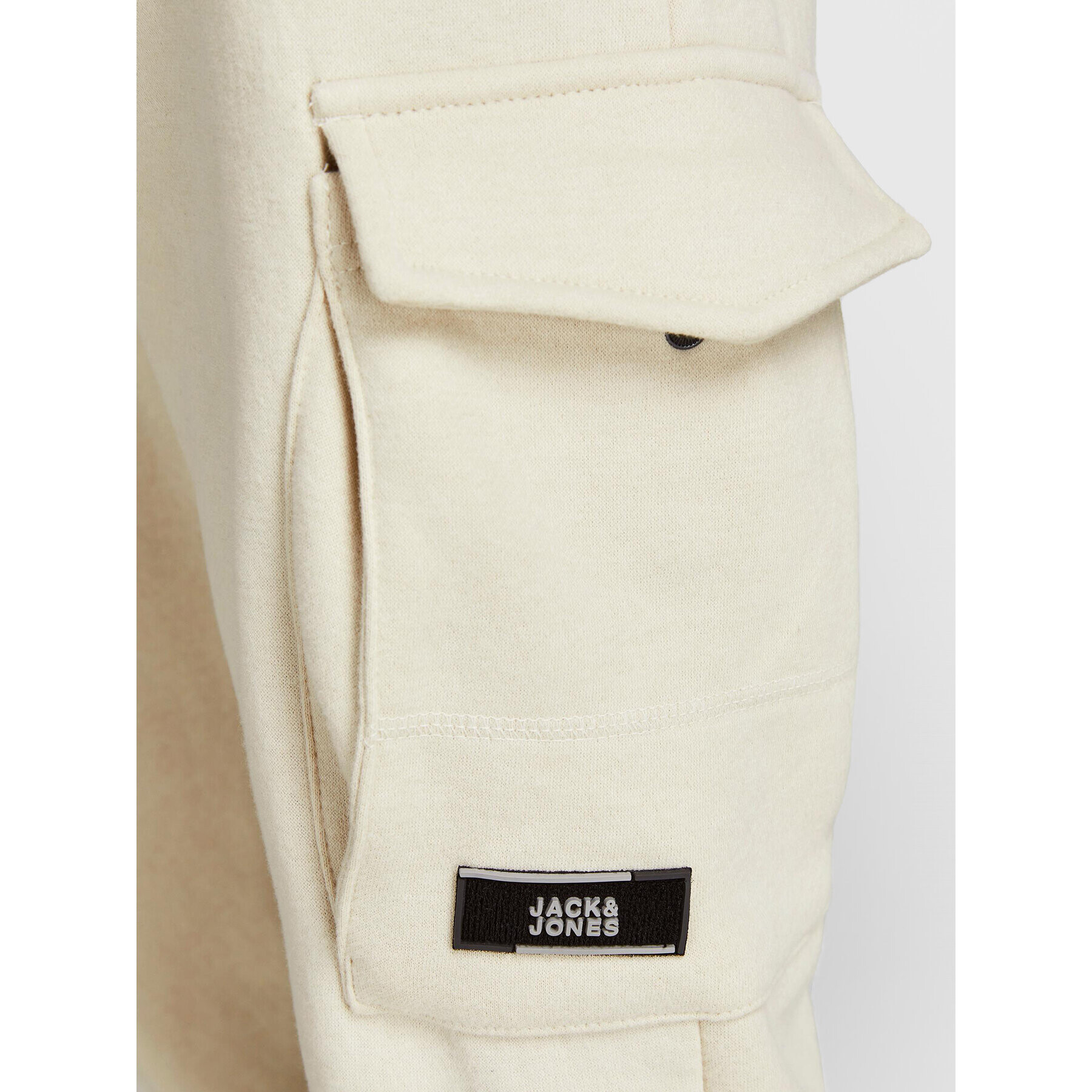 Jack&Jones Pantaloni trening Gordon 12195583 Bej Comfort Fit - Pled.ro