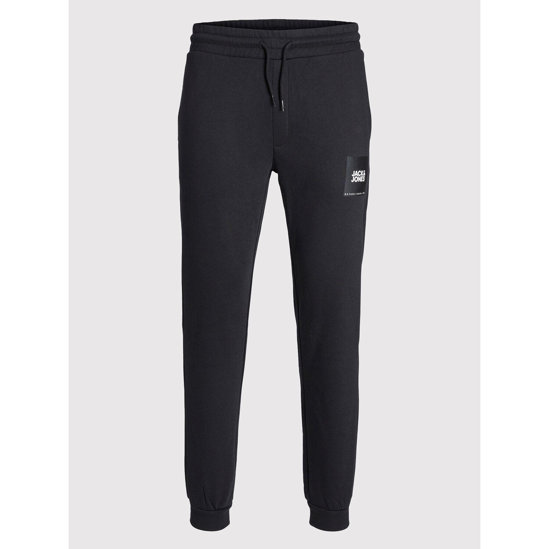 Jack&Jones Pantaloni trening Gordon 12213281 Negru Regular Fit - Pled.ro