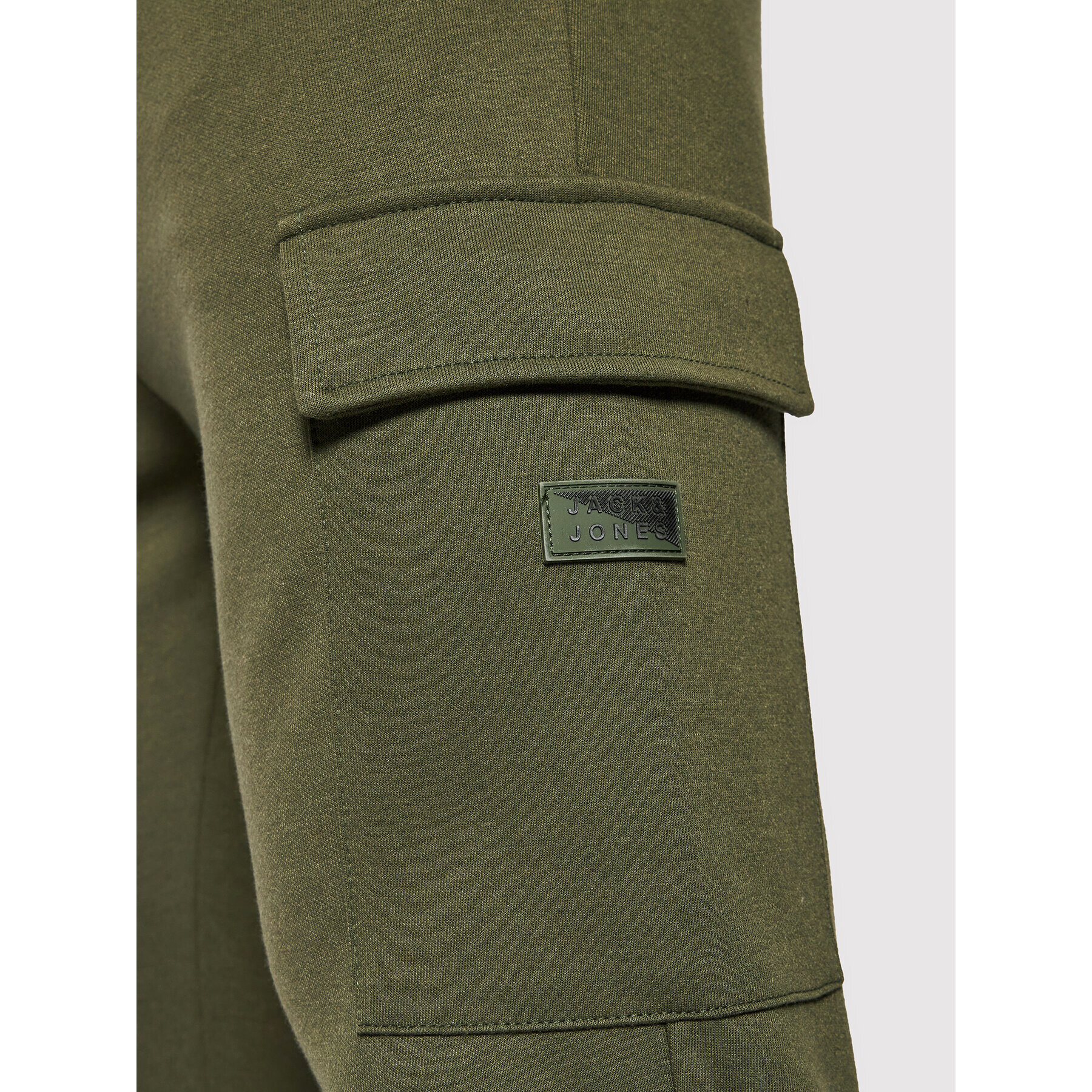 Jack&Jones Pantaloni trening Gordon Air Cargo 12184972 Verde Regular Fit - Pled.ro