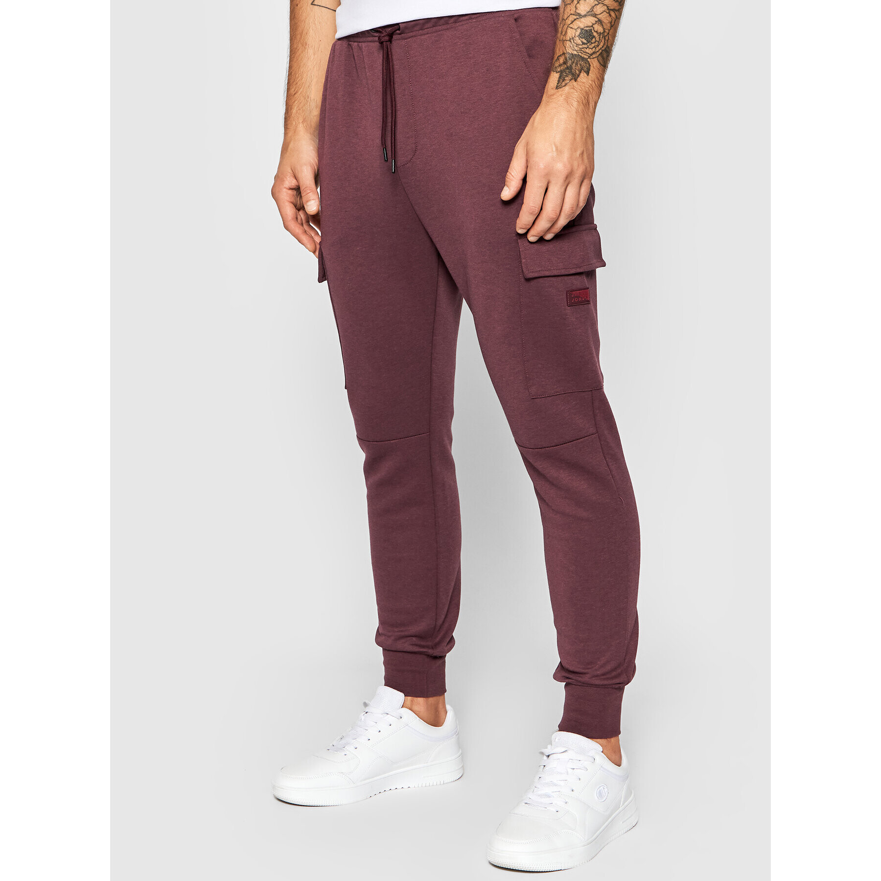 Jack&Jones Pantaloni trening Gordon Air Cargo 12184972 Violet Regular Fit - Pled.ro