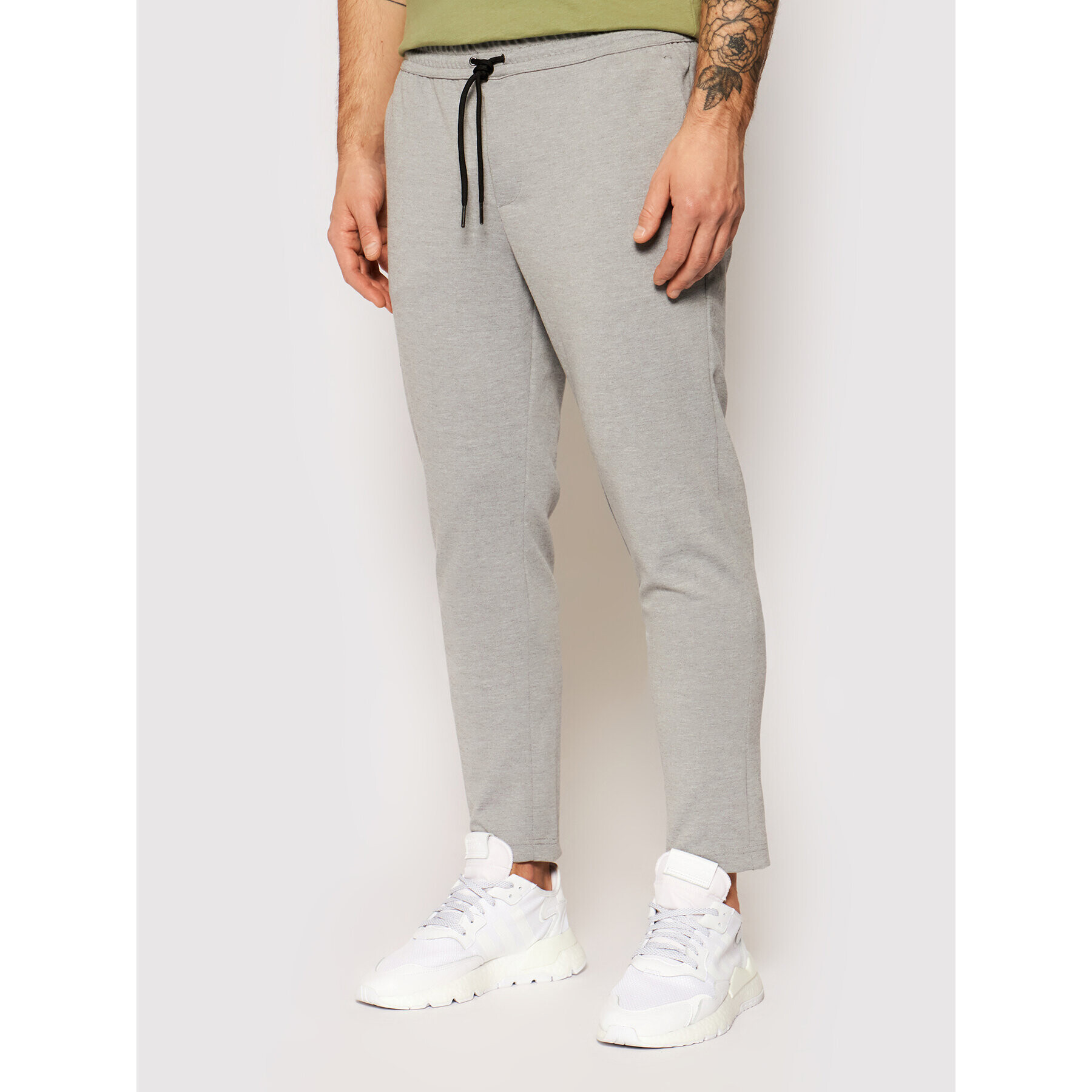 Jack&Jones Pantaloni trening Will 12189819 Gri Regular Fit - Pled.ro