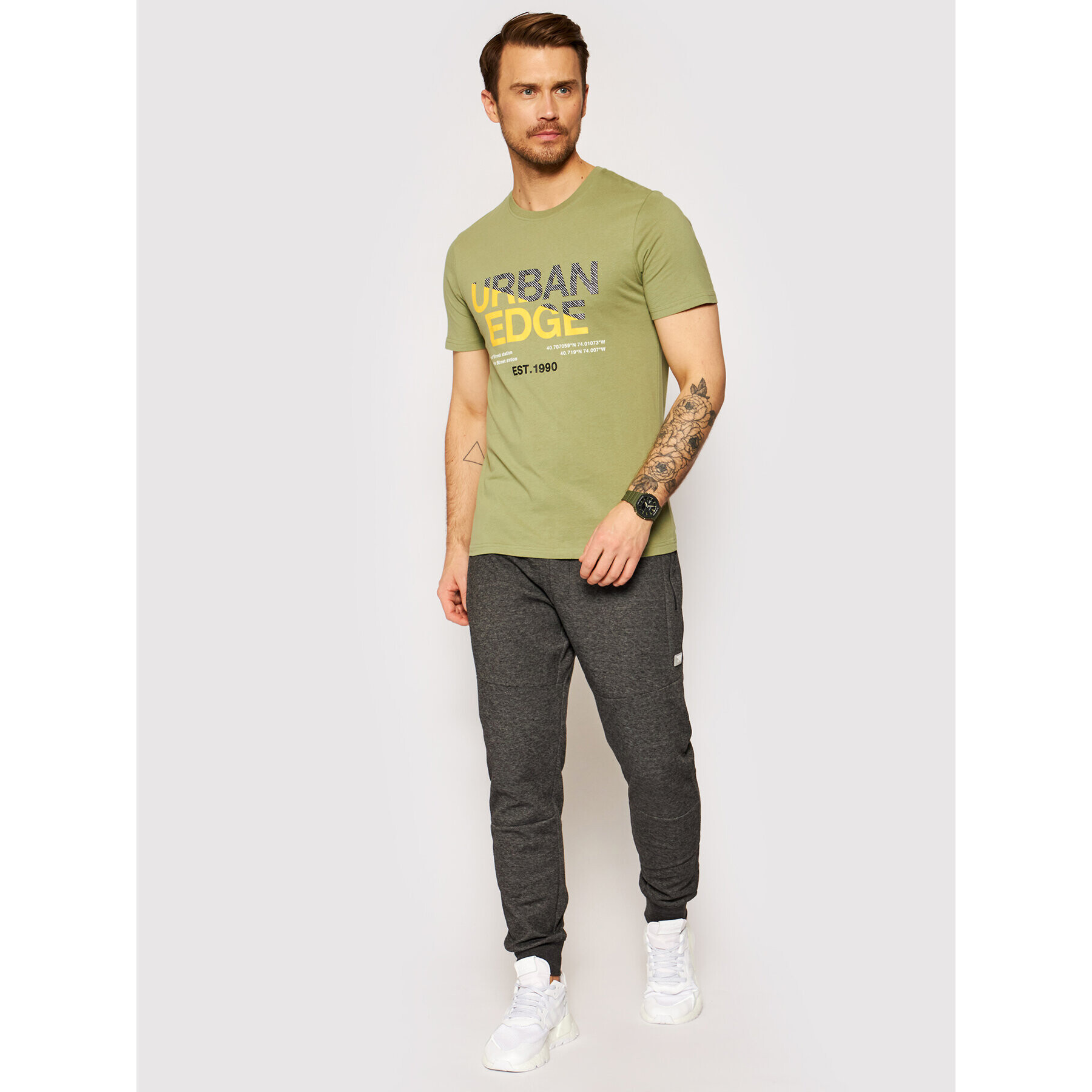 Jack&Jones Pantaloni trening Will Air Sweat Noos 12184970 Gri Regular Fit - Pled.ro