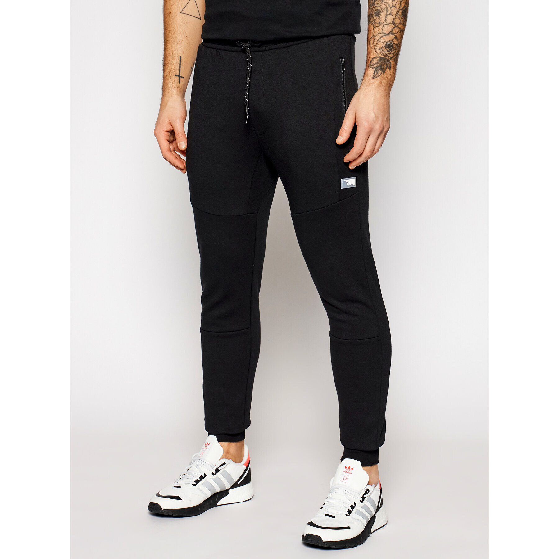 Jack&Jones Pantaloni trening Will Air Sweat Noos 12184970 Negru Regular Fit - Pled.ro