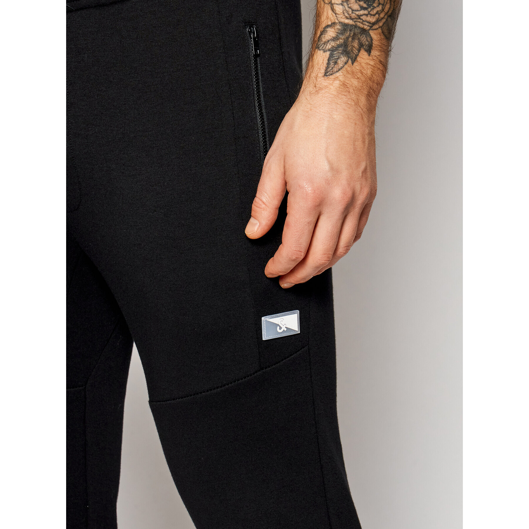 Jack&Jones Pantaloni trening Will Air Sweat Noos 12184970 Negru Regular Fit - Pled.ro