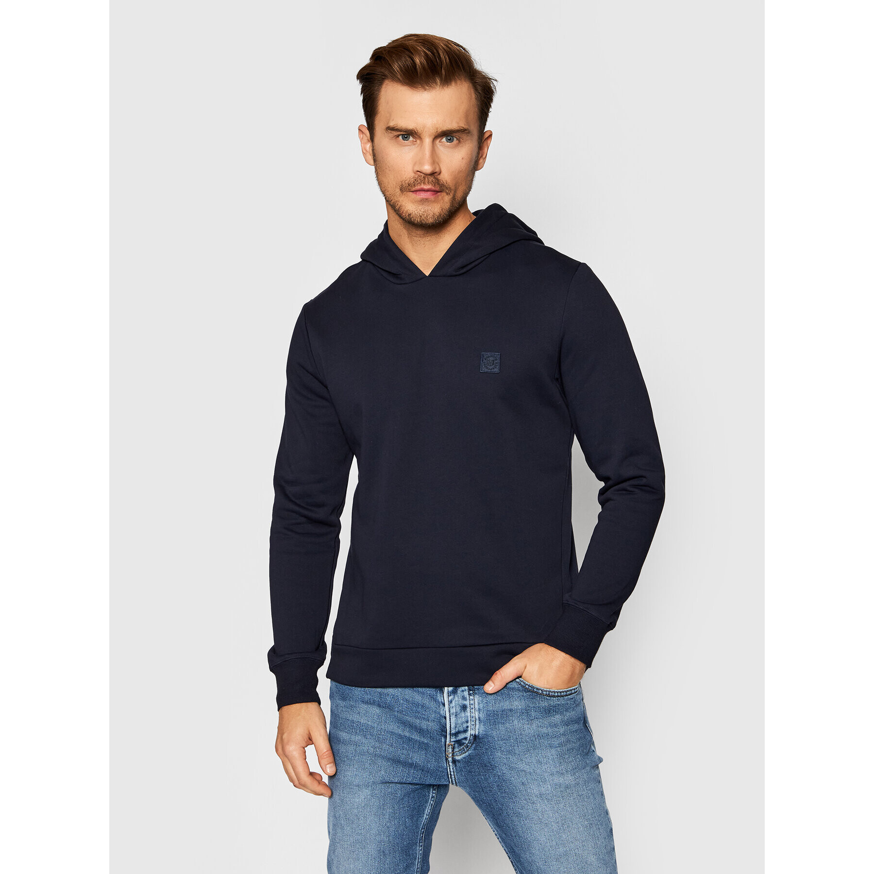 Jack&Jones PREMIUM Bluză Blastudio 12188033 Bleumarin Sweat Fit - Pled.ro