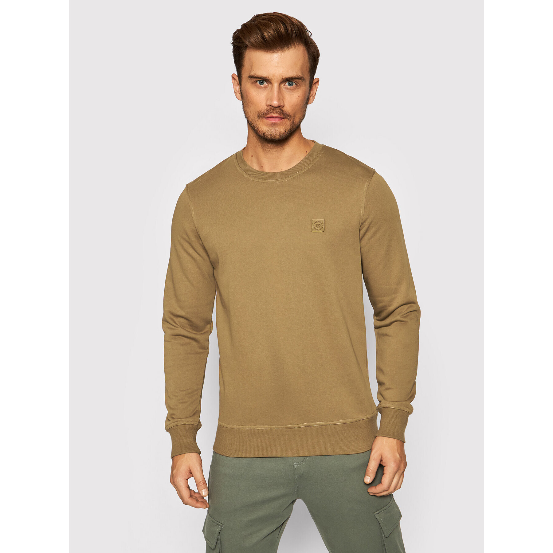 Jack&Jones PREMIUM Bluză Blastudio 12189811 Maro Regular Fit - Pled.ro