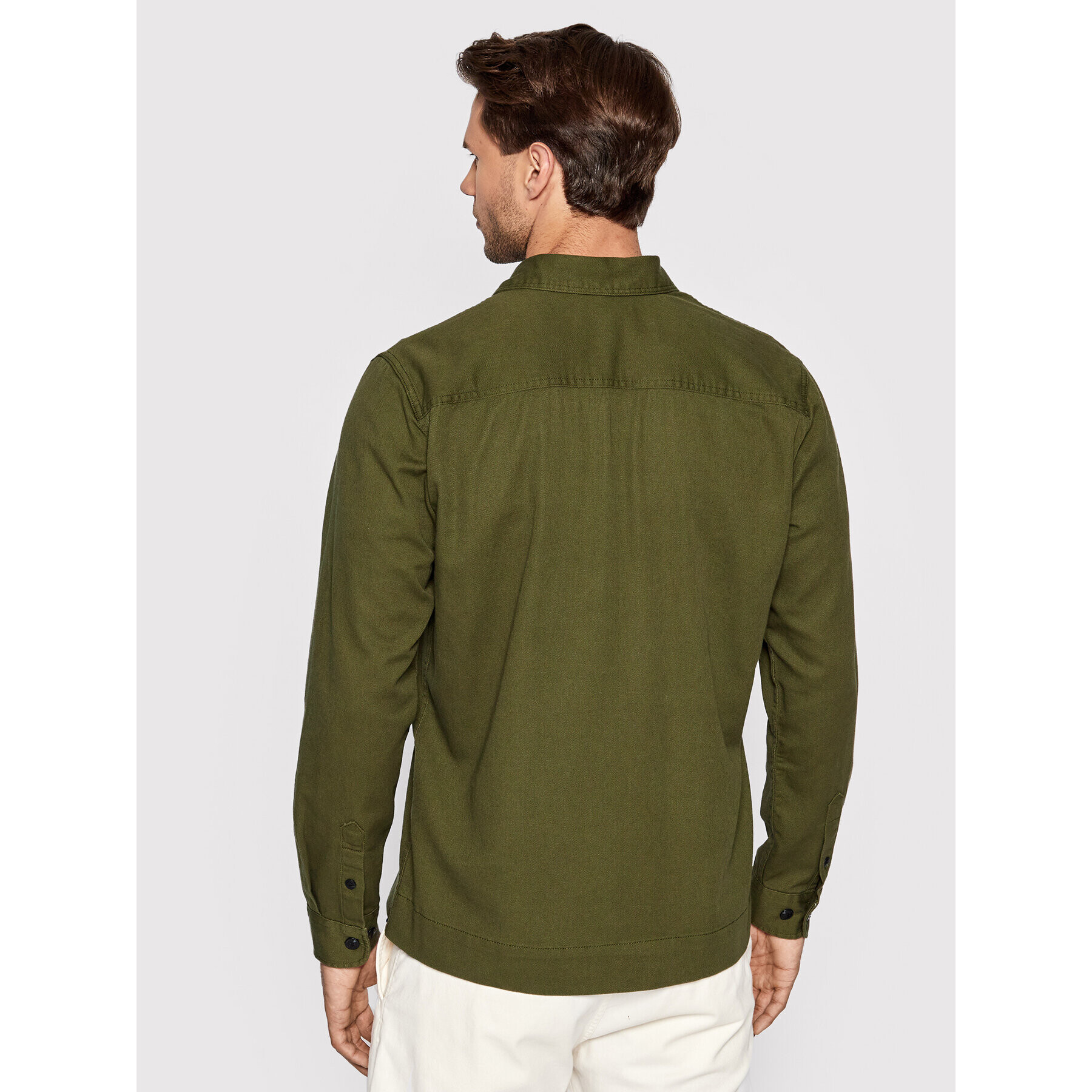 Jack&Jones PREMIUM Cămașă Logan 12204288 Verde Regular Fit - Pled.ro