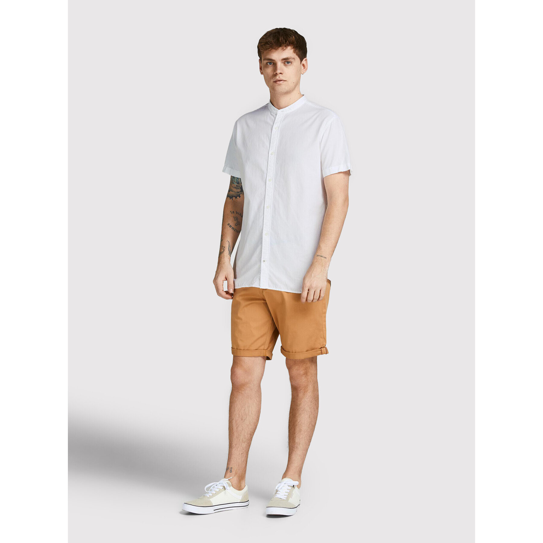 Jack&Jones PREMIUM Cămașă Summer 12208479 Alb Slim Fit - Pled.ro