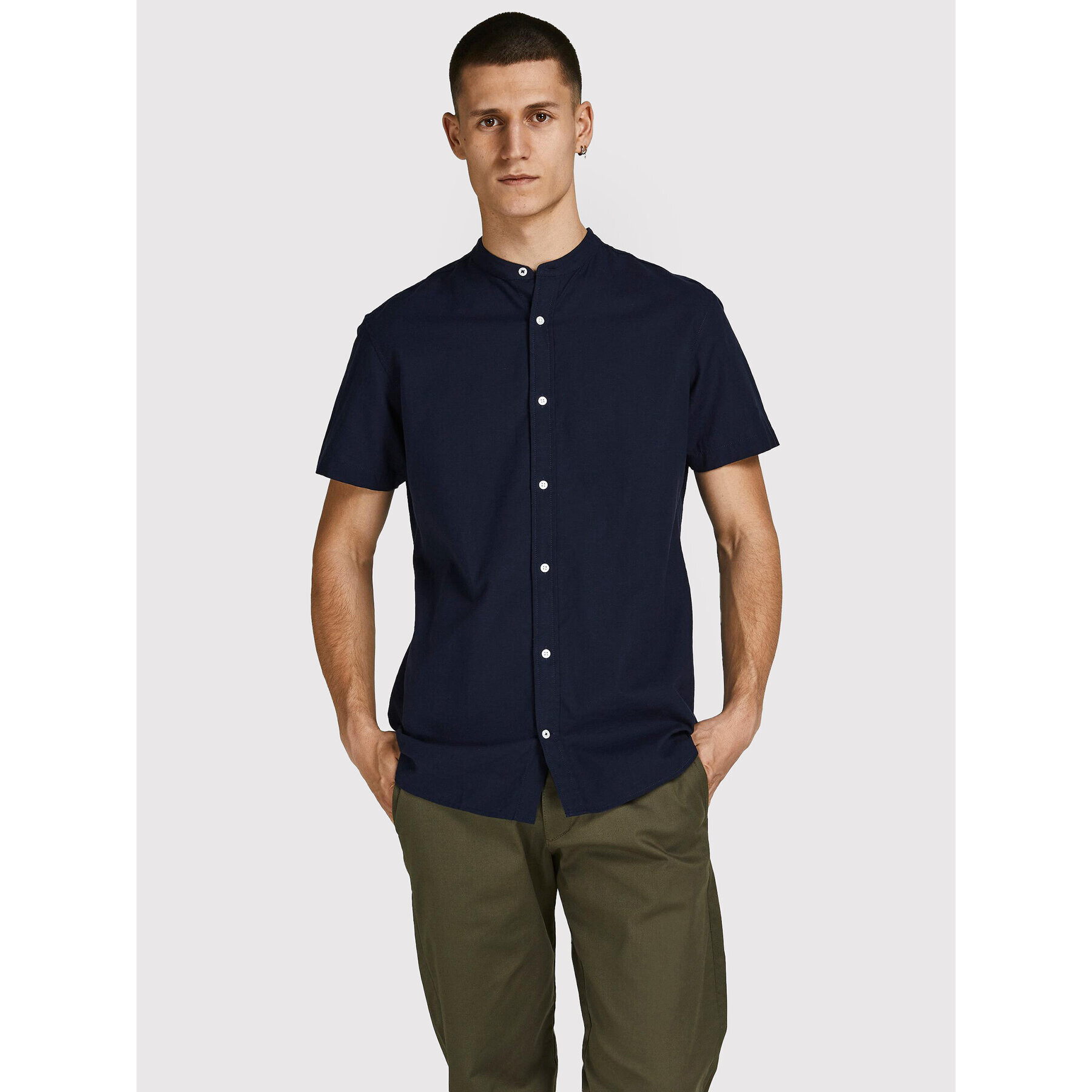 Jack&Jones PREMIUM Cămașă Summer 12208479 Bleumarin Slim Fit - Pled.ro