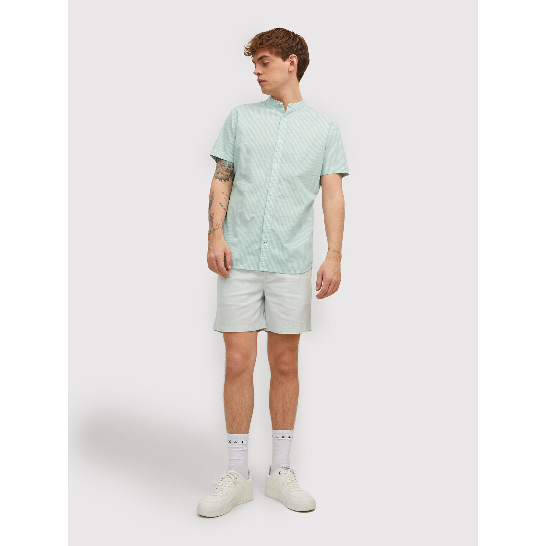 Jack&Jones PREMIUM Cămașă Summer 12208479 Verde Slim Fit - Pled.ro