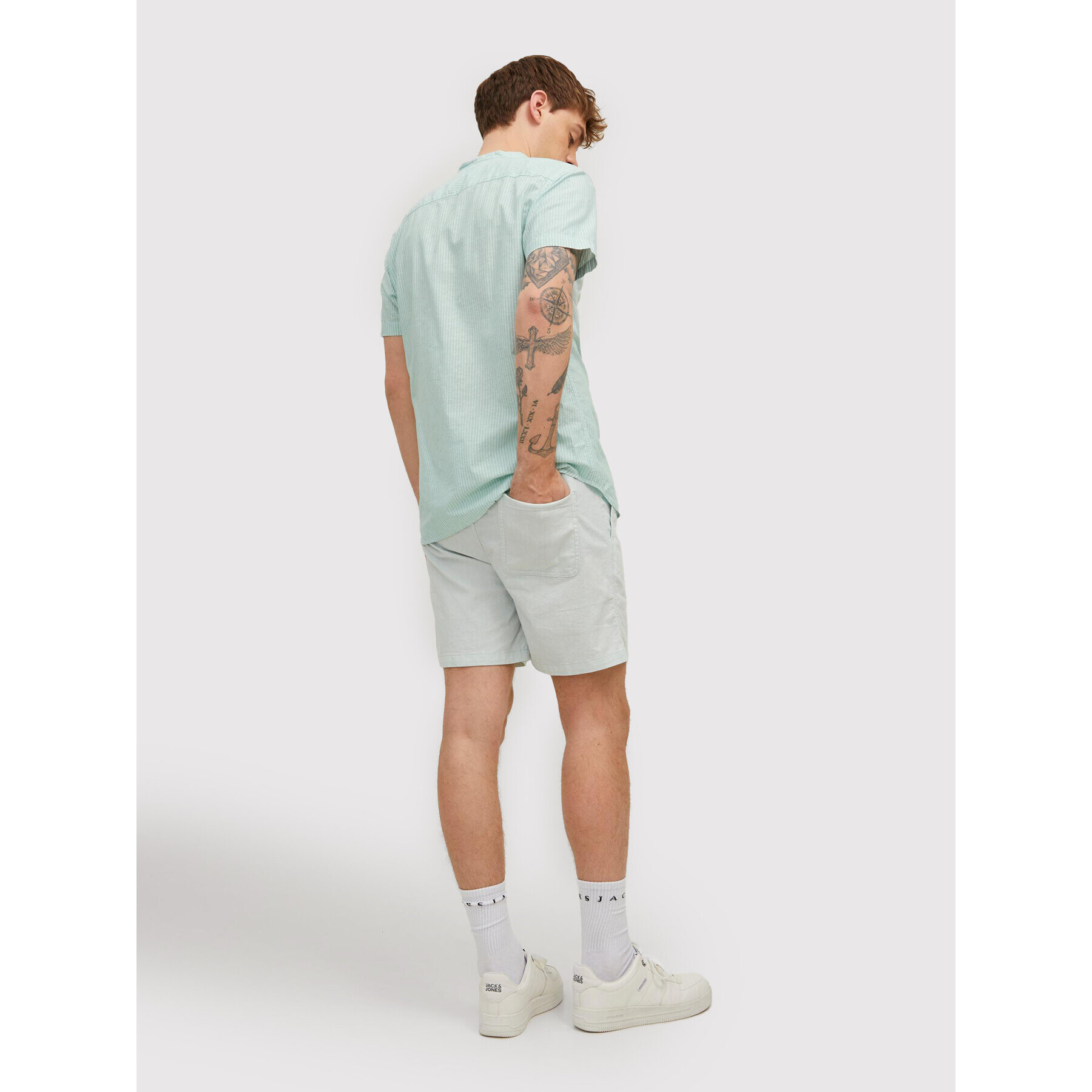 Jack&Jones PREMIUM Cămașă Summer 12208479 Verde Slim Fit - Pled.ro