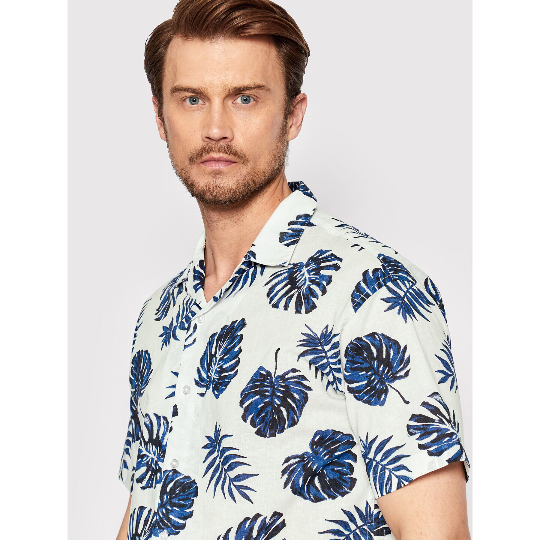 Jack&Jones PREMIUM Cămașă Summer 12208796 Alb Relaxed Fit - Pled.ro