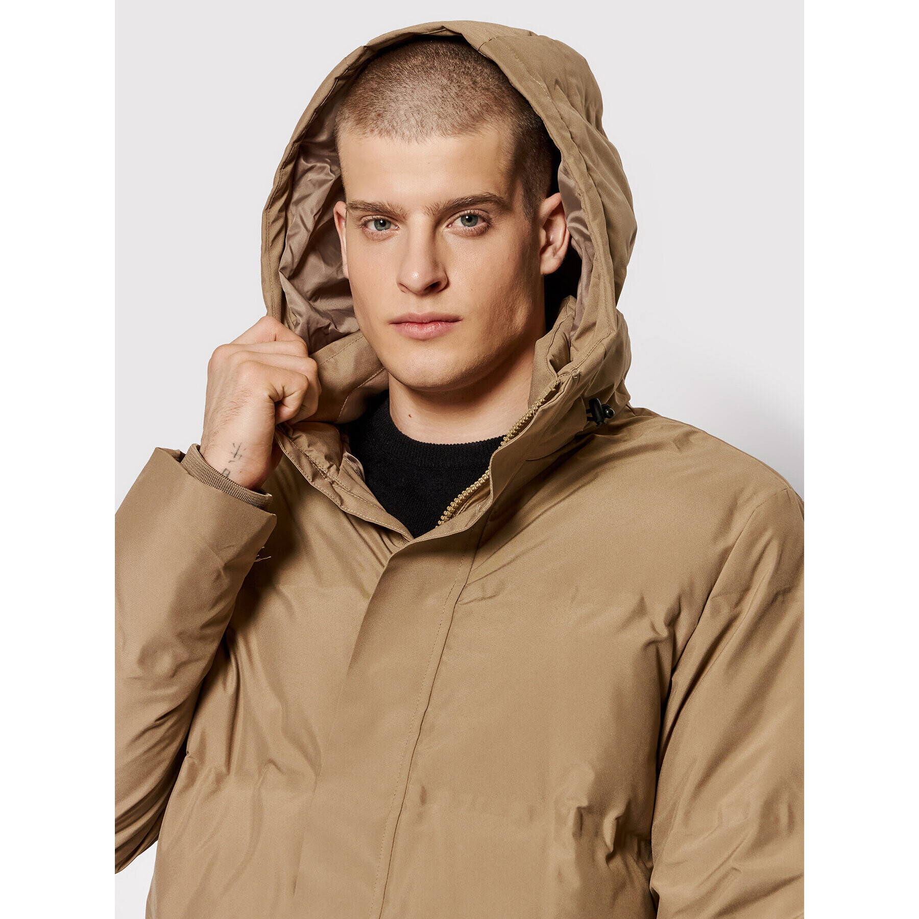 Jack&Jones PREMIUM Geacă din puf Blashade 12199317 Bej Regular Fit - Pled.ro